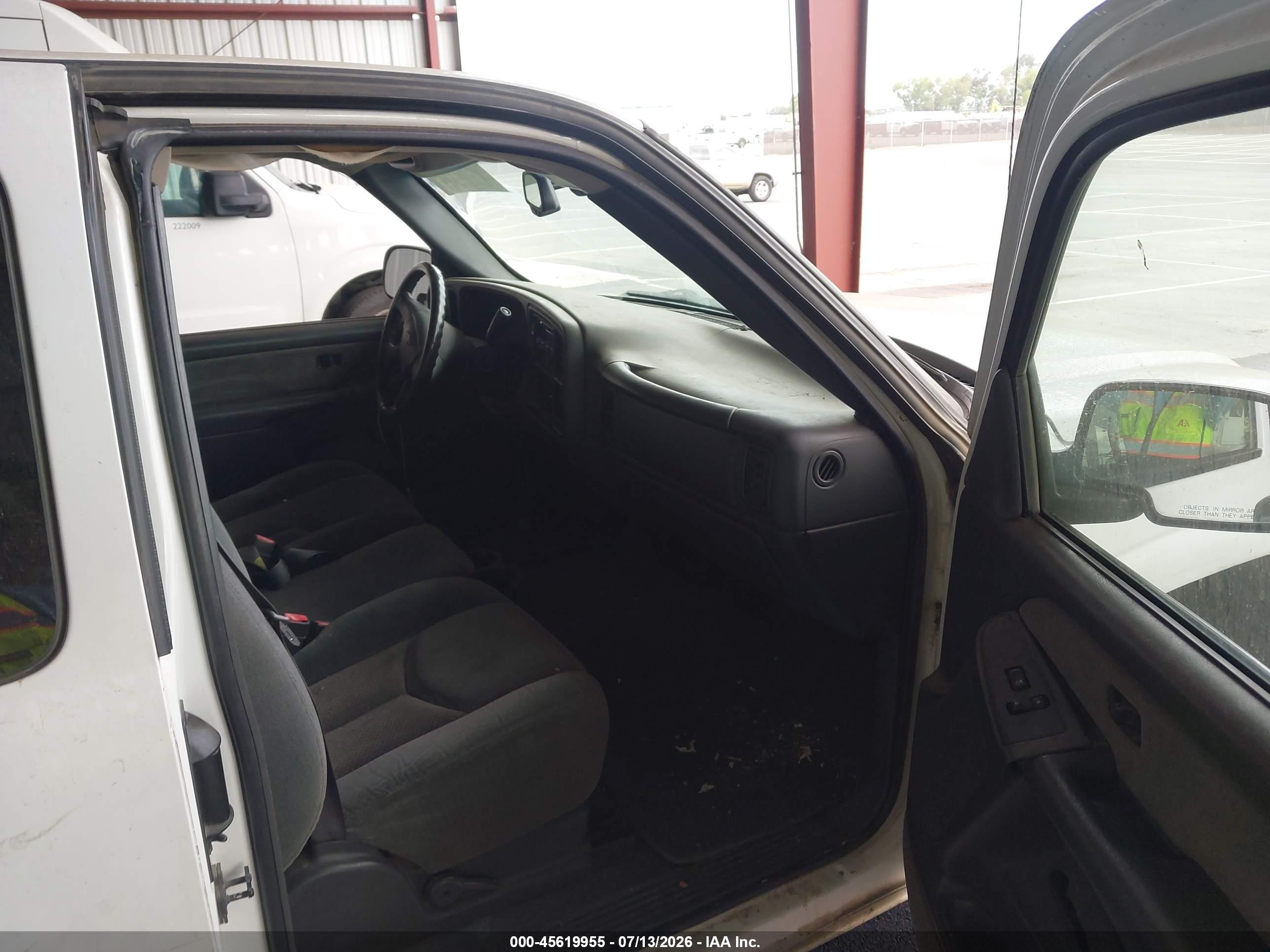 2003 Chevrolet Silverado 1500 Ls White vin: 1GCEK19TX3E216349