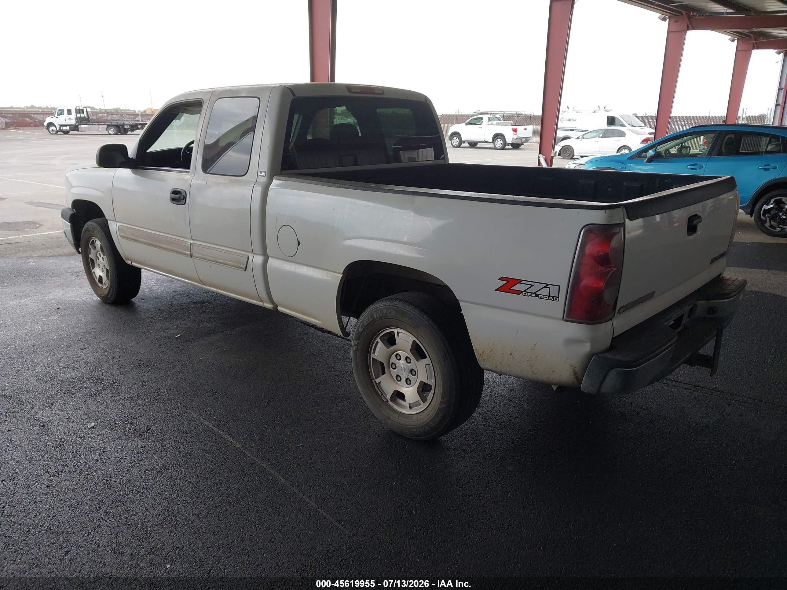 2003 Chevrolet Silverado 1500 Ls White vin: 1GCEK19TX3E216349