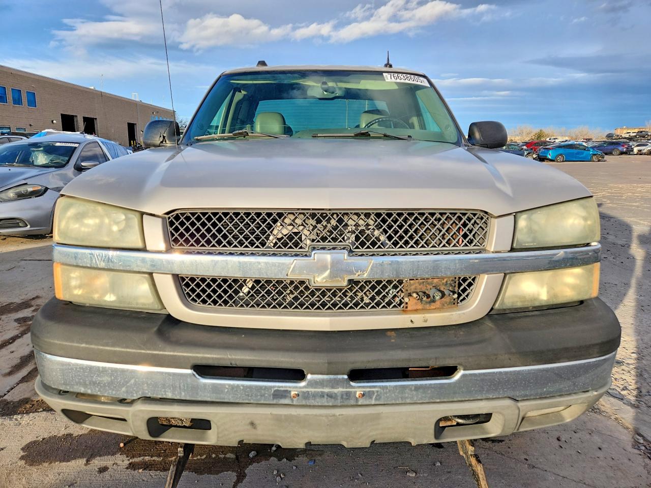 2004 Chevrolet Silverado K1500 Silver vin: 1GCEK19TX4E154789