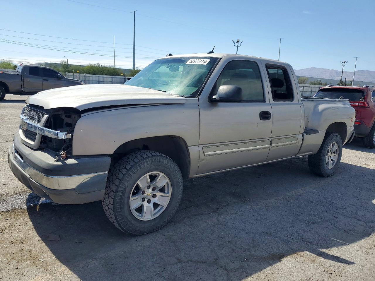 2004 Chevrolet Silverado K1500 Beige vin: 1GCEK19TX4Z219682