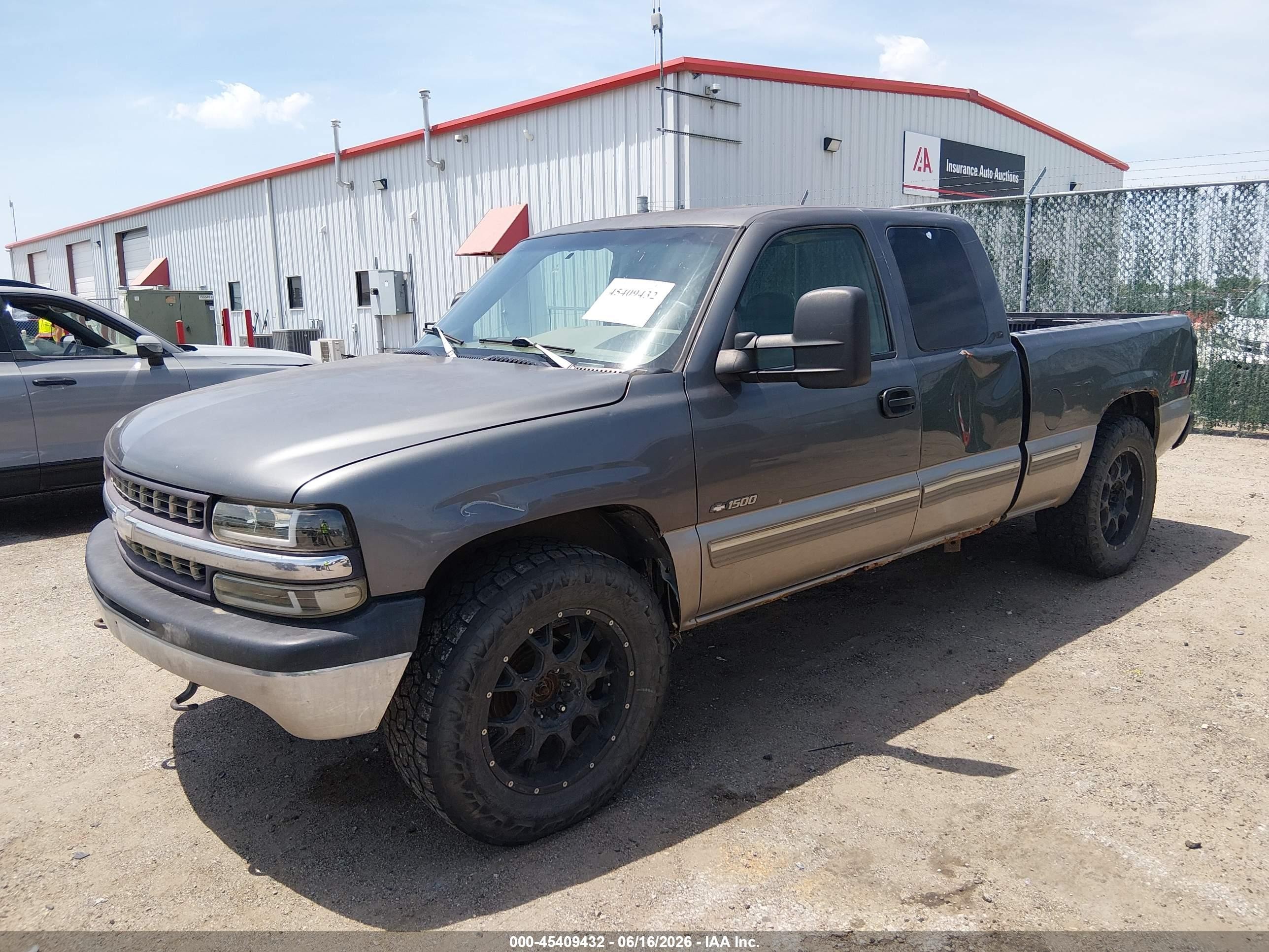 1999 Chevrolet Silverado 1500 Ls/lt Серый vin: 1GCEK19TXXZ162341
