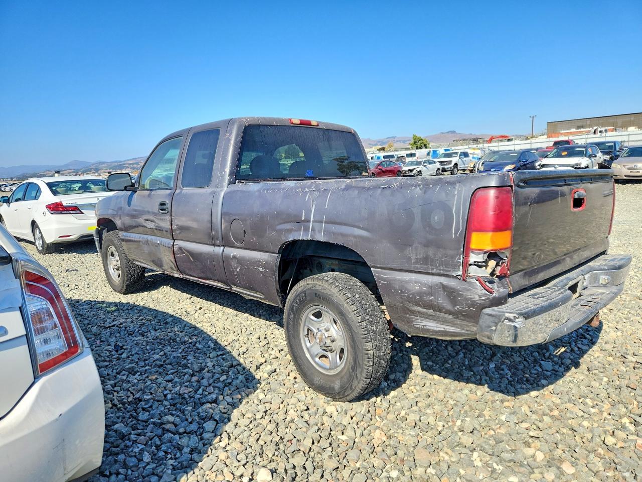 2001 Chevrolet Silverado K1500 Gray vin: 1GCEK19V01E127761