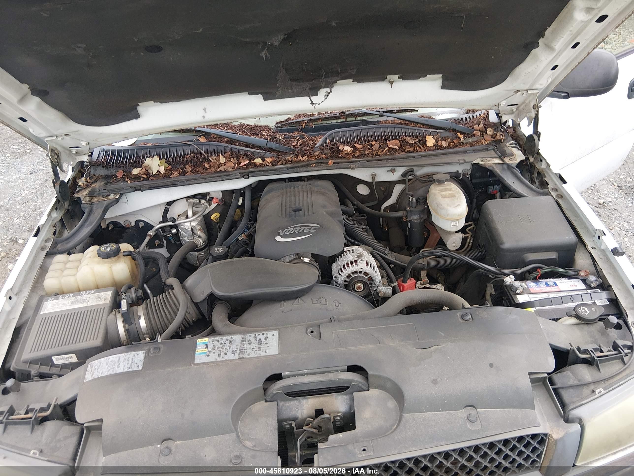 2003 Chevrolet Silverado 1500   White vin: 1GCEK19V03E290591