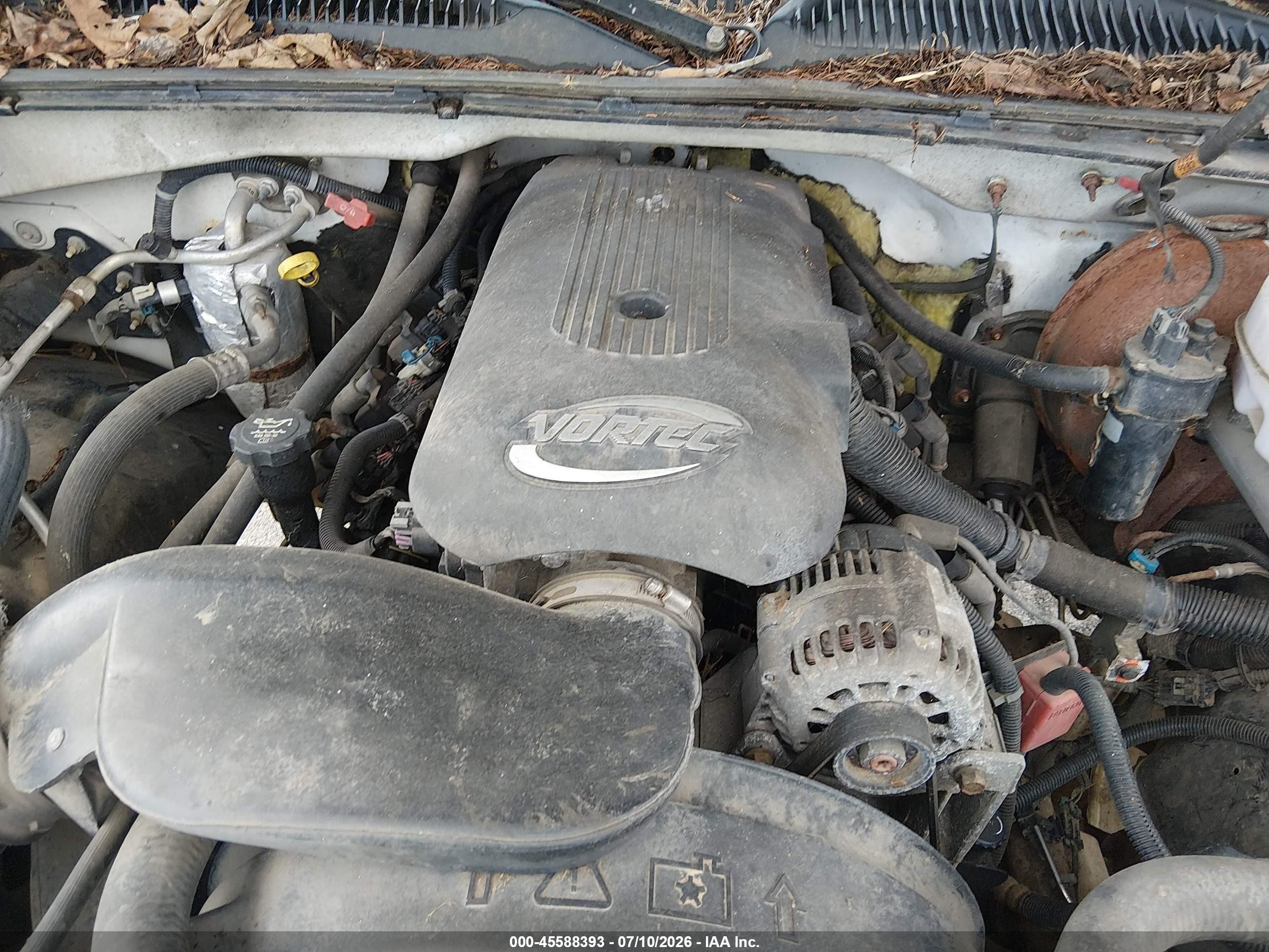 2003 Chevrolet Silverado 1500 Ls White vin: 1GCEK19V03E341653