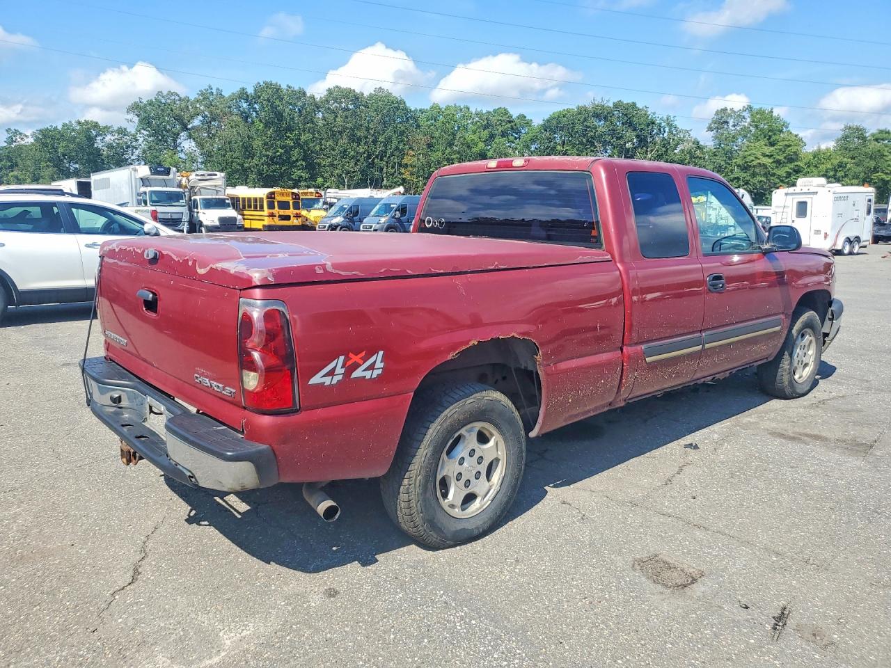 2004 Chevrolet Silverado K1500 Maroon vin: 1GCEK19V04E322263