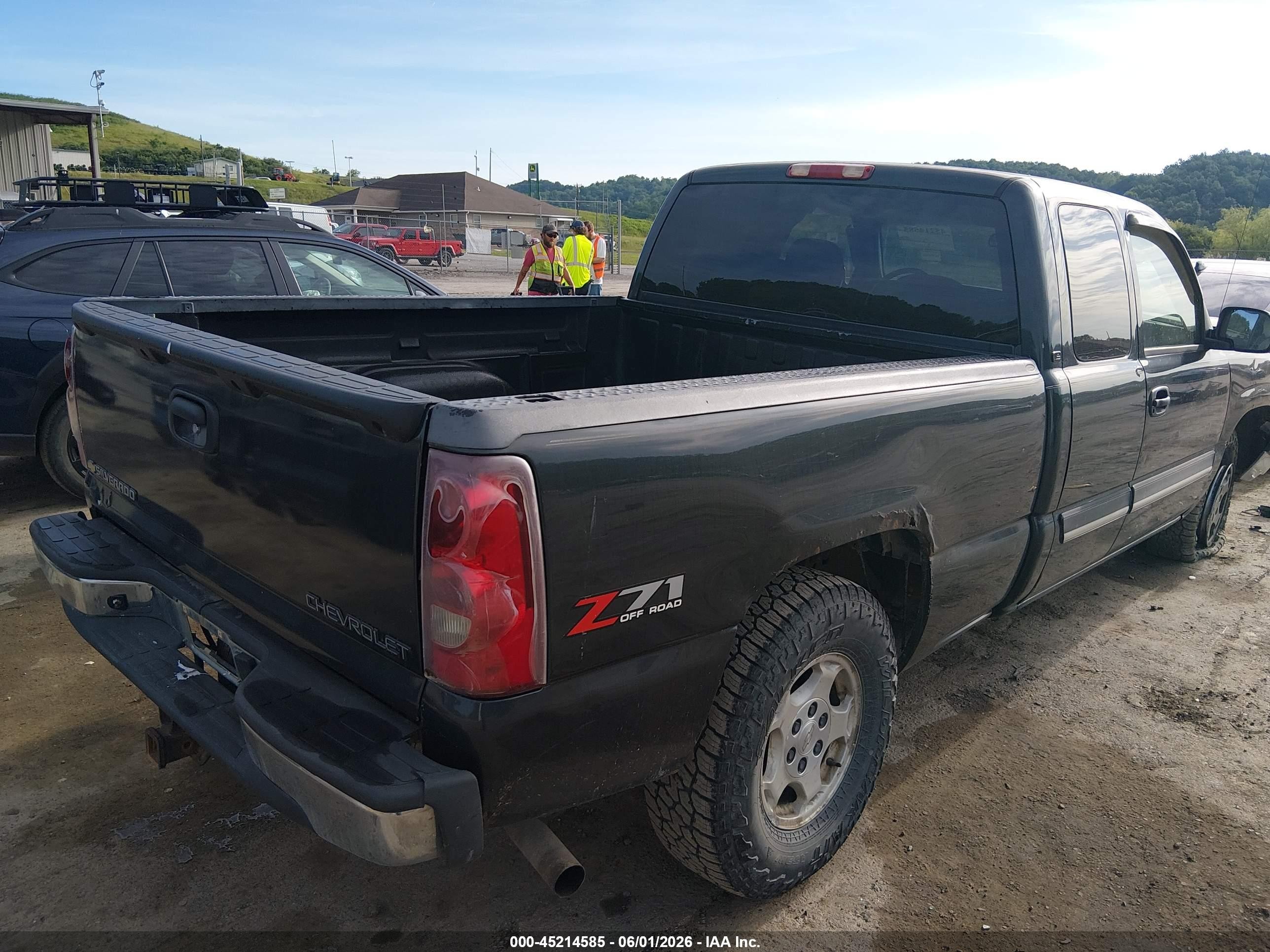2003 Chevrolet Silverado 1500 Ls Black vin: 1GCEK19V13E264016