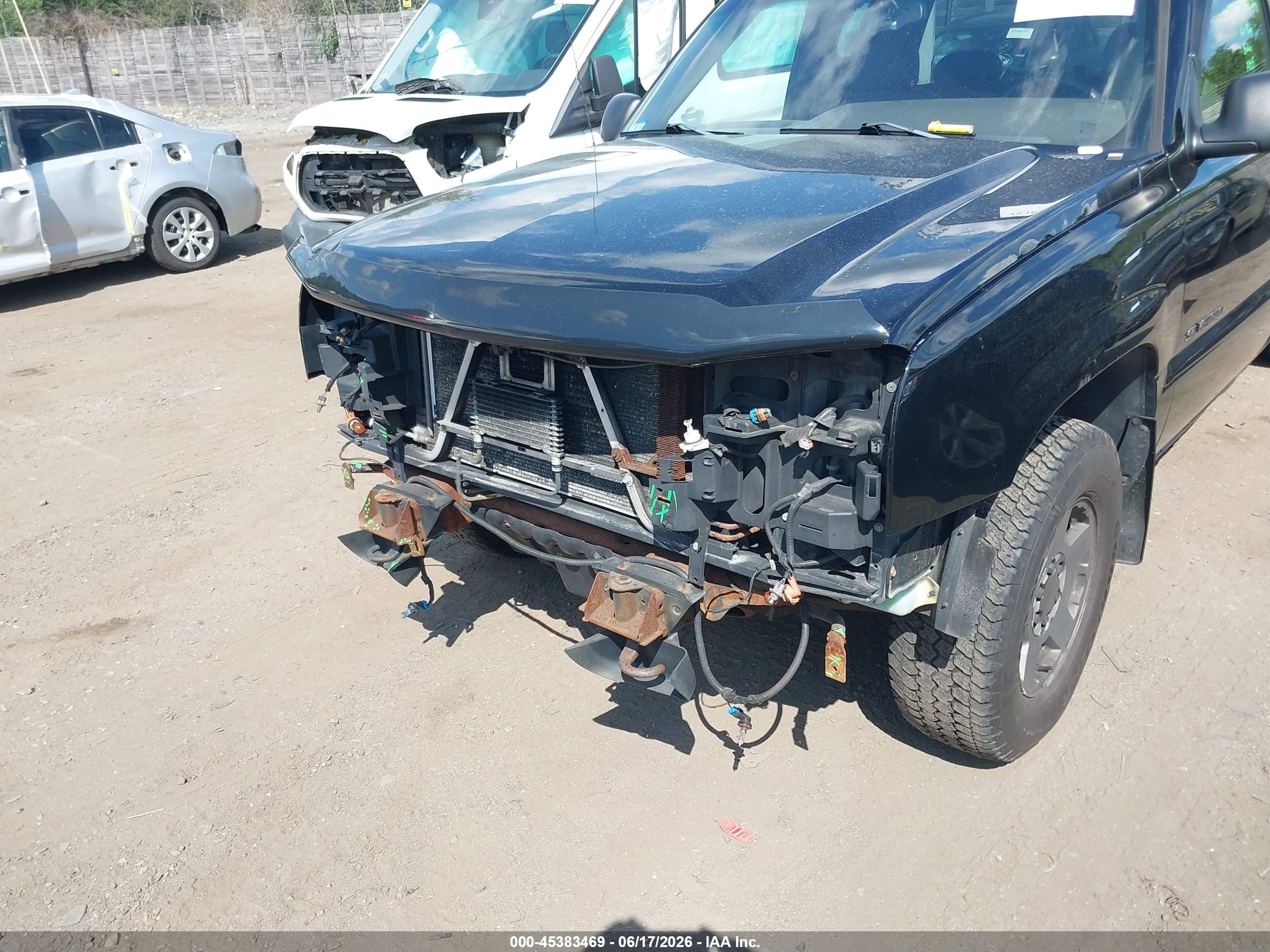 2006 Chevrolet Silverado 1500 Work Truck Black vin: 1GCEK19V16E162719