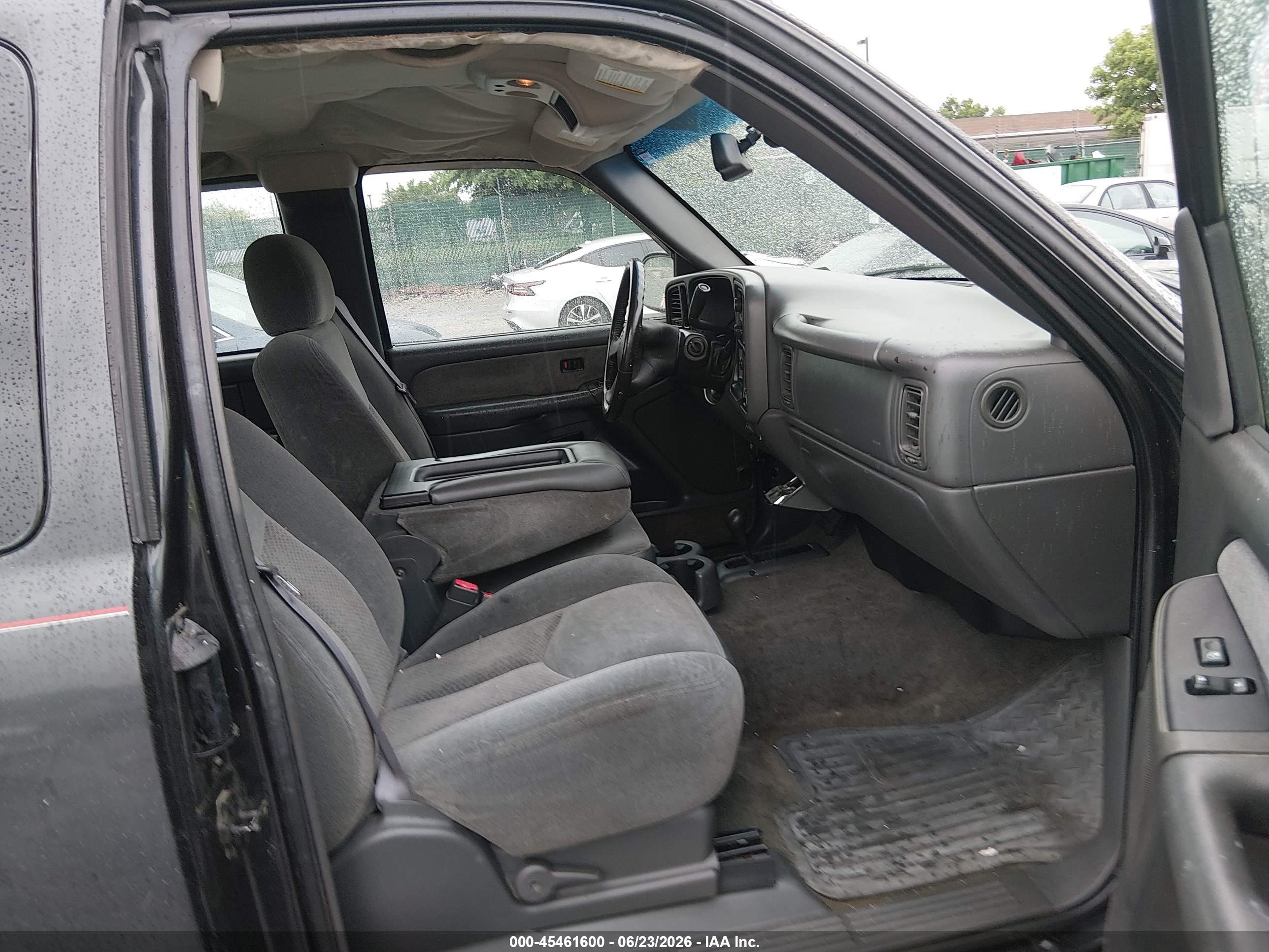 2003 Chevrolet Silverado 1500 Ls Black vin: 1GCEK19V23E115498