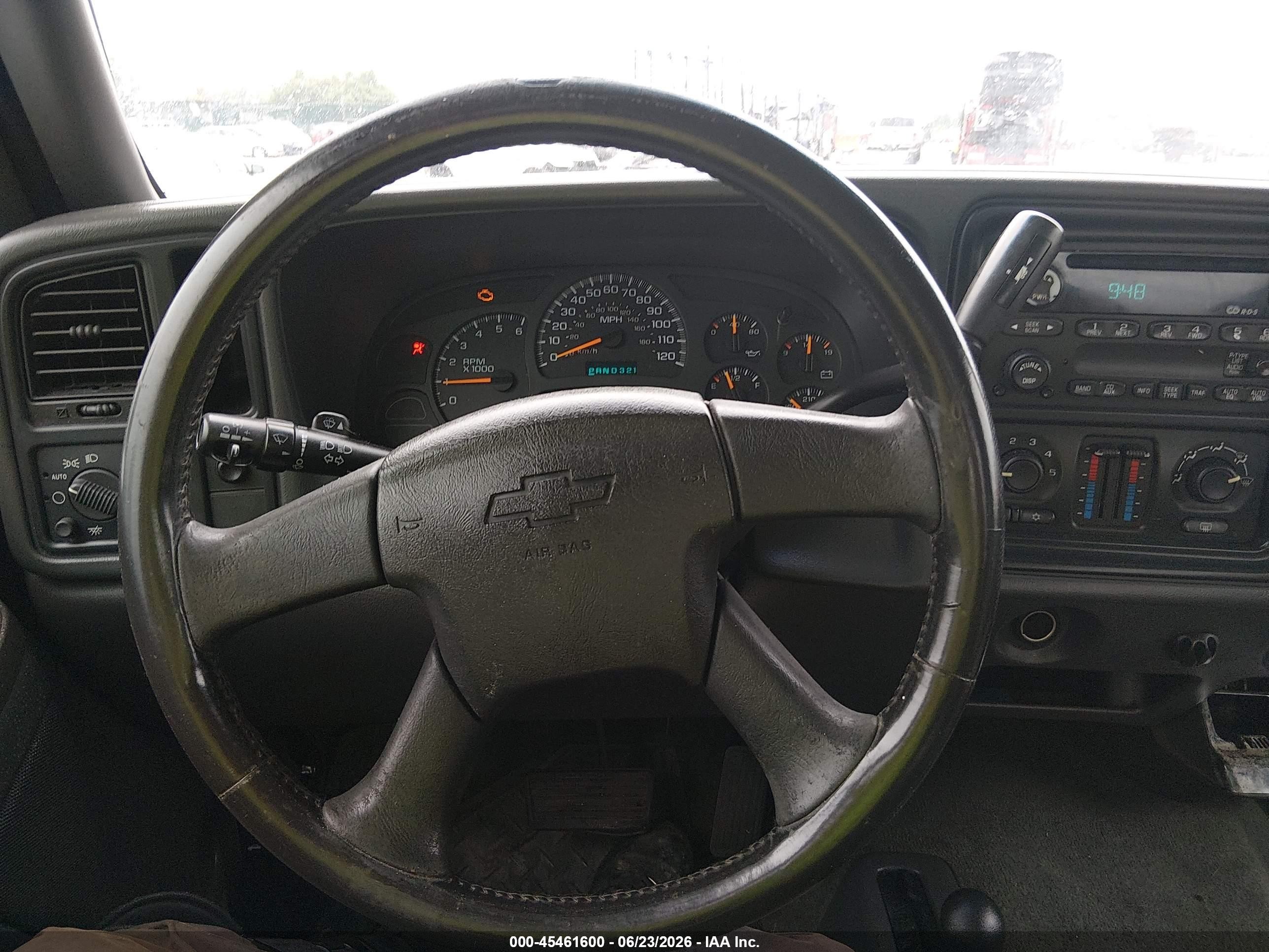 2003 Chevrolet Silverado 1500 Ls Black vin: 1GCEK19V23E115498