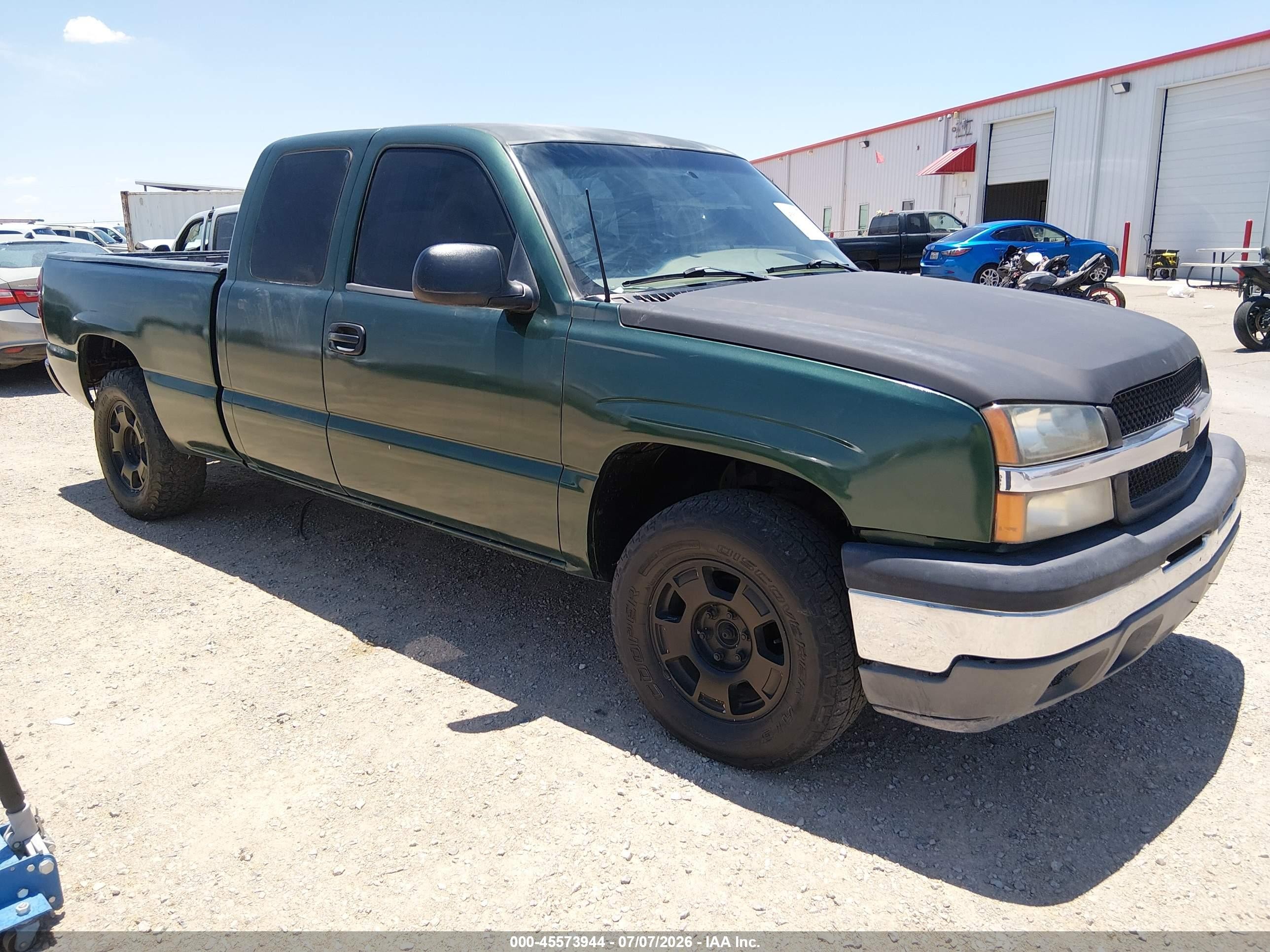 2003 Chevrolet Silverado 1500   Green vin: 1GCEK19V23Z291069