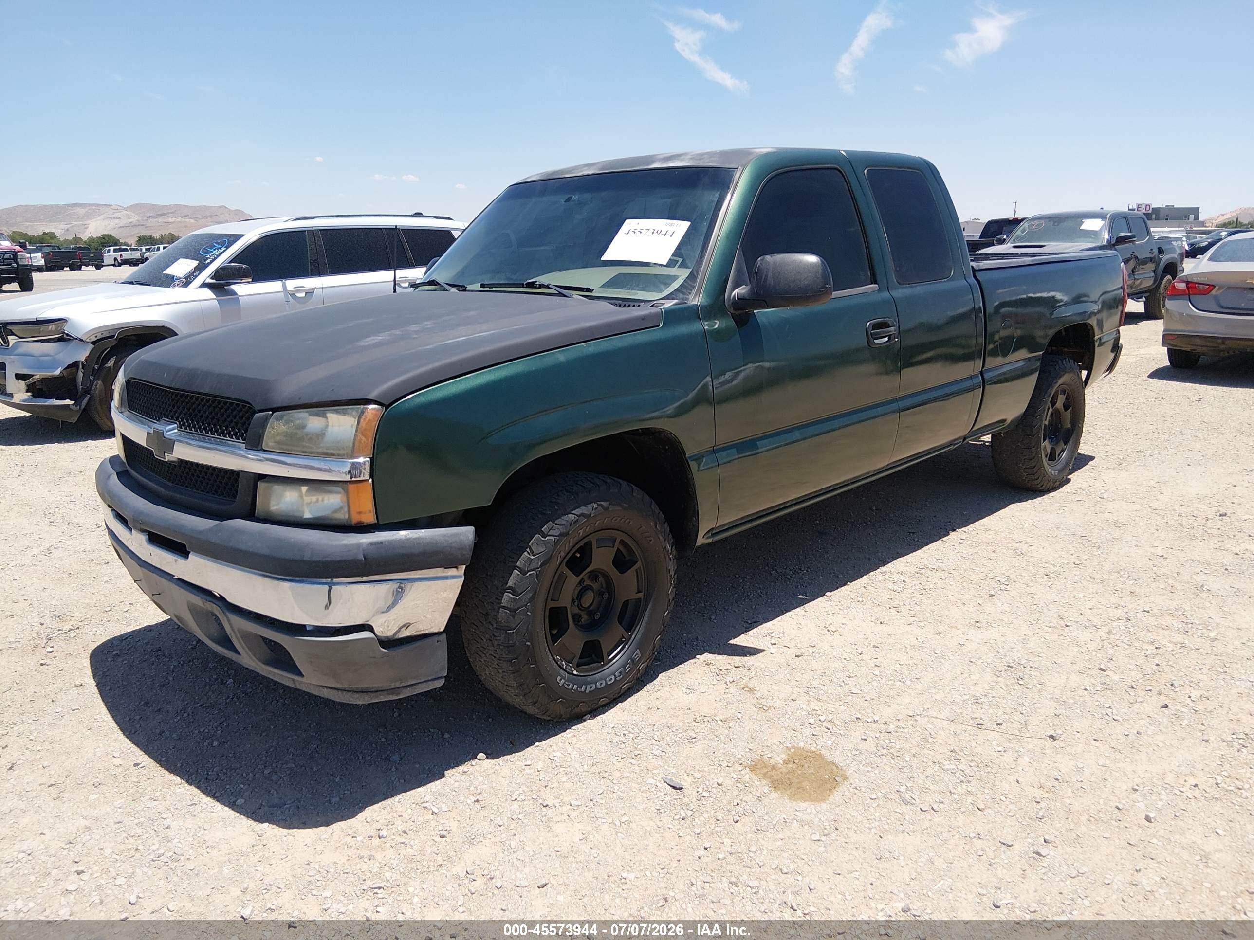 2003 Chevrolet Silverado 1500   Зеленый vin: 1GCEK19V23Z291069