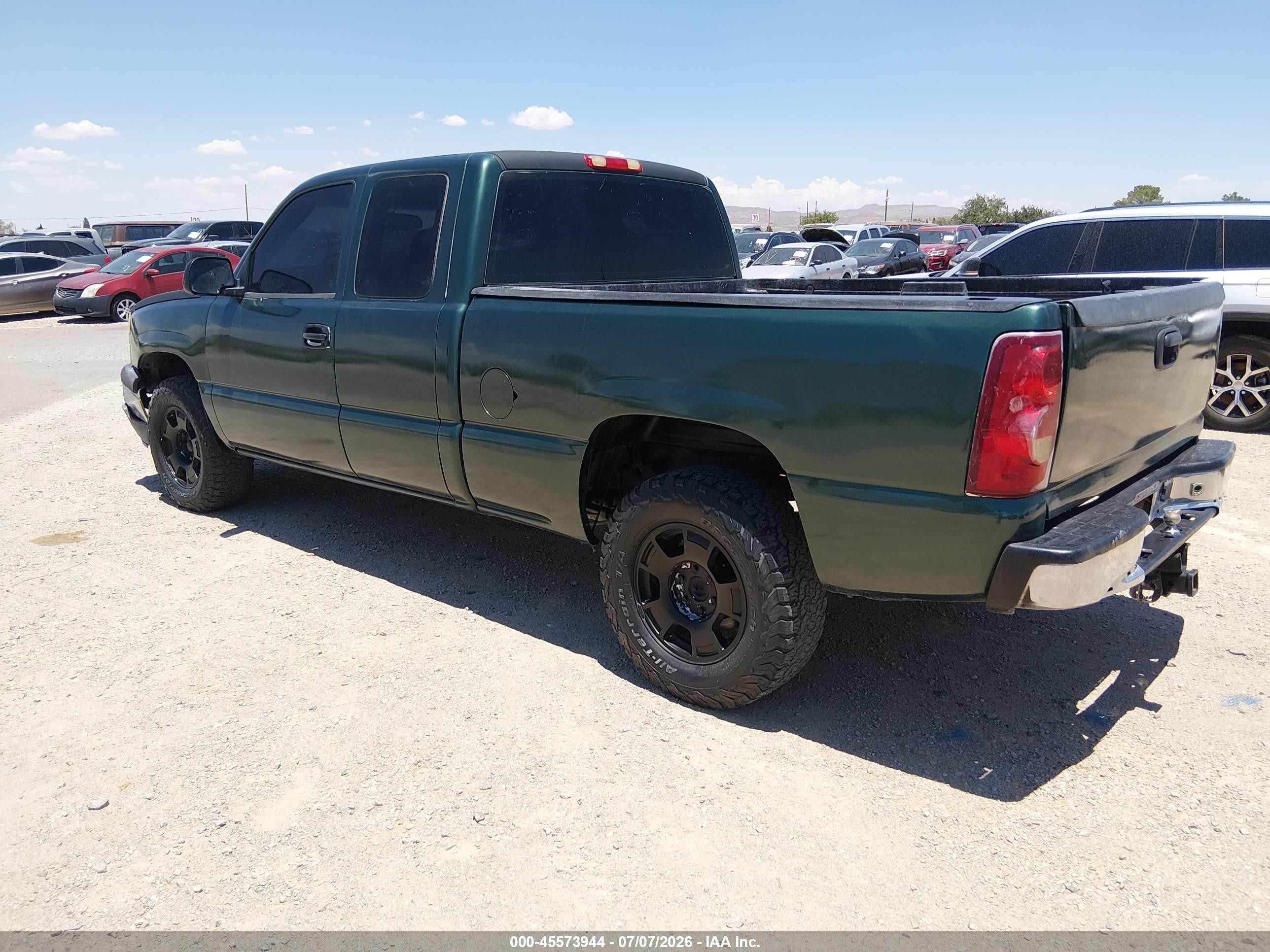 2003 Chevrolet Silverado 1500   Зеленый vin: 1GCEK19V23Z291069