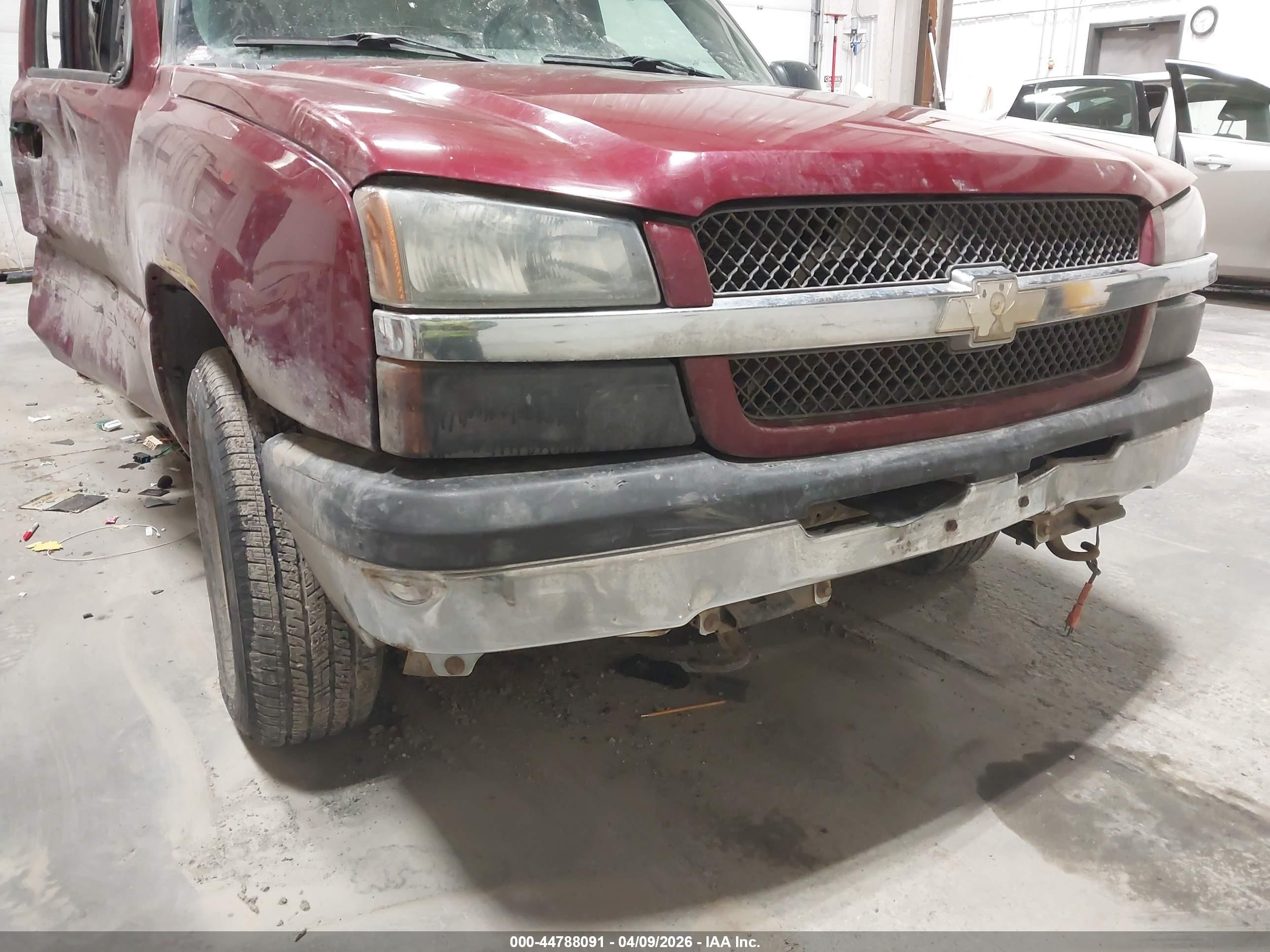 2004 Chevrolet Silverado 1500 Ls Burgundy vin: 1GCEK19V24E374705