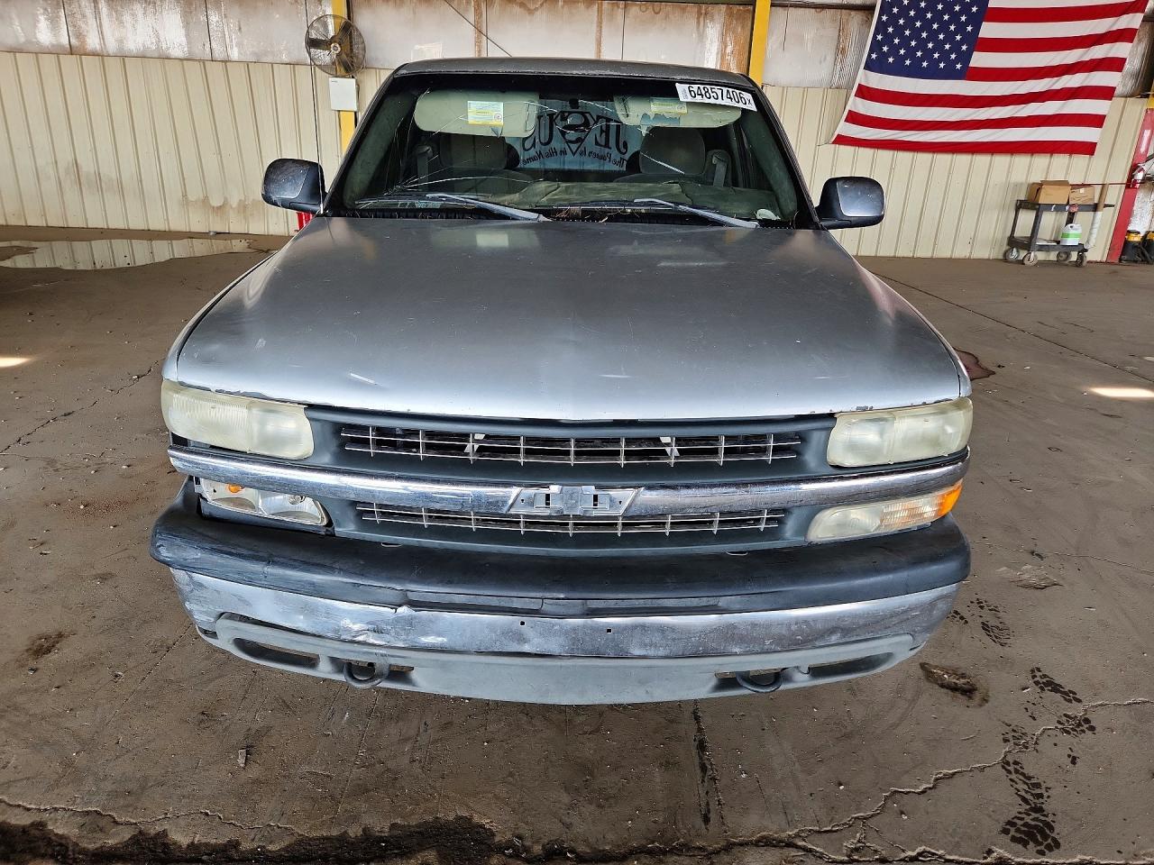 2002 Chevrolet Silverado K1500 Silver vin: 1GCEK19V32E267370