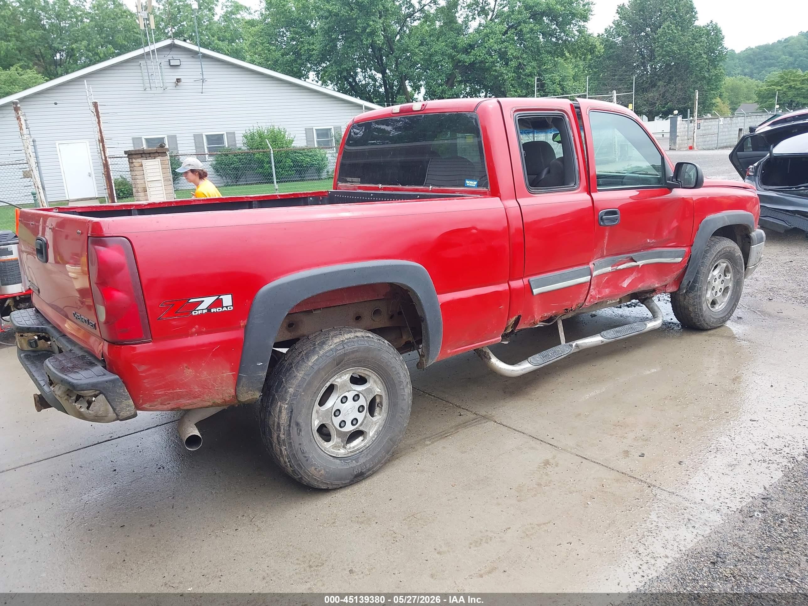 2003 Chevrolet Silverado 1500 Ls Красный vin: 1GCEK19V33E169070