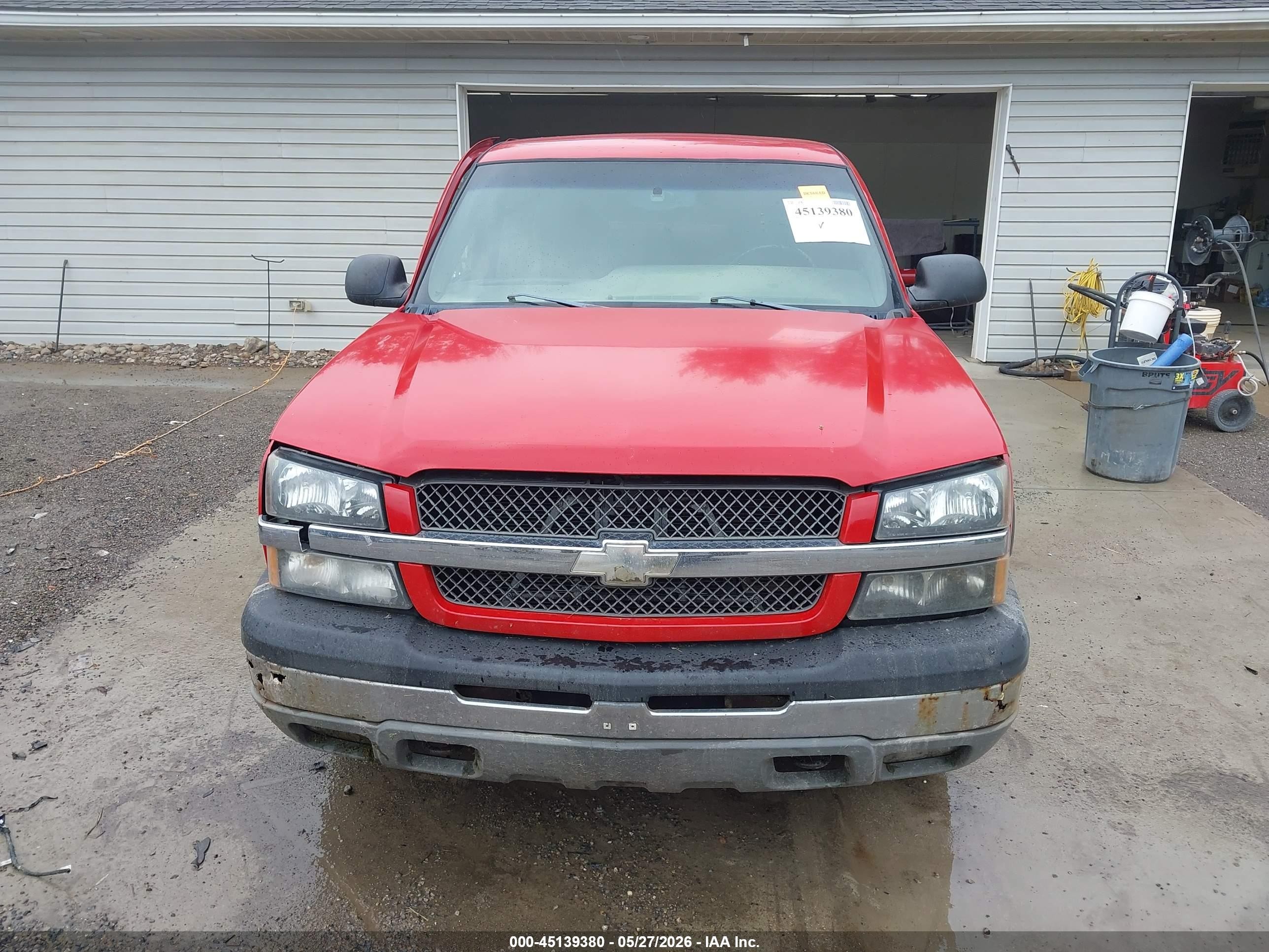 2003 Chevrolet Silverado 1500 Ls Красный vin: 1GCEK19V33E169070