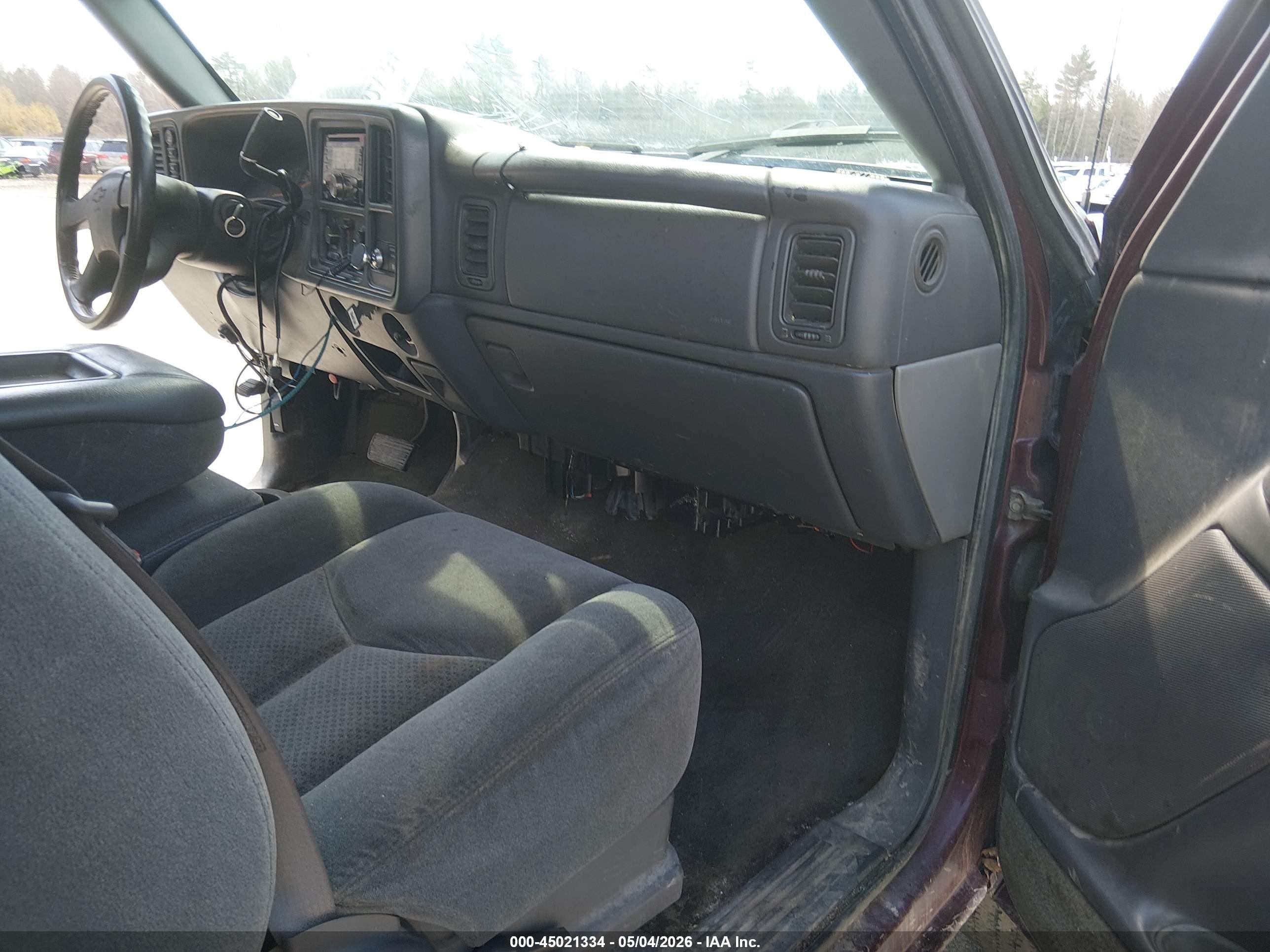 2003 Chevrolet Silverado 1500 Ls Maroon vin: 1GCEK19V33E253194