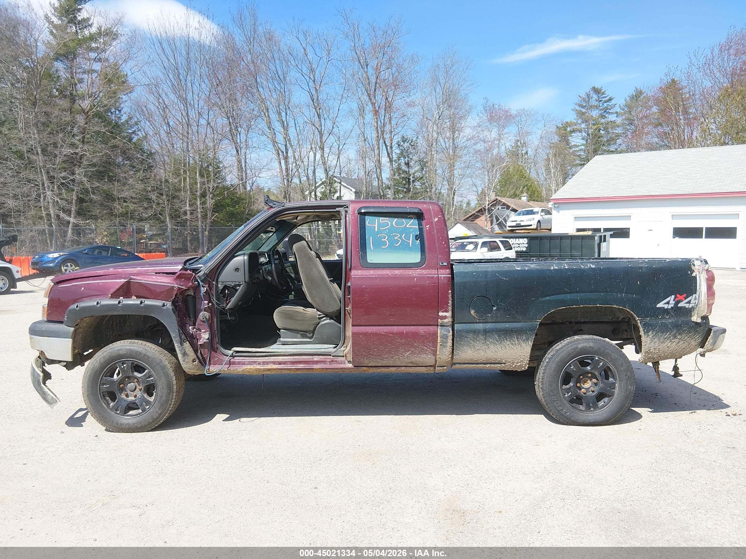 2003 Chevrolet Silverado 1500 Ls Maroon vin: 1GCEK19V33E253194