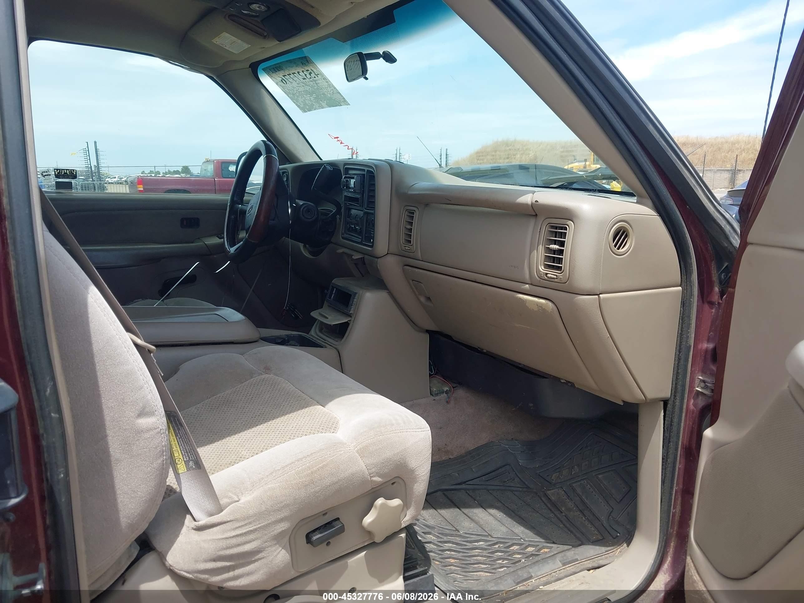 2002 Chevrolet Silverado 1500 Ls Burgundy vin: 1GCEK19V42Z121035