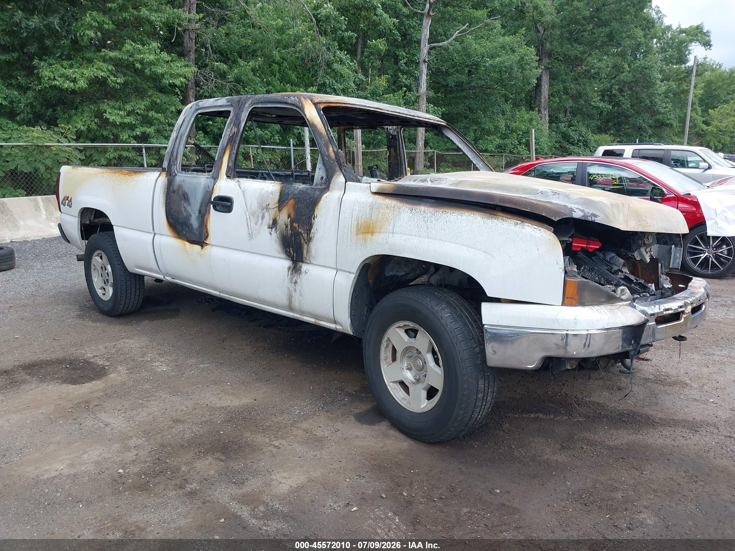 2006 Chevrolet Silverado 1500 Lt1 White vin: 1GCEK19V46Z105861