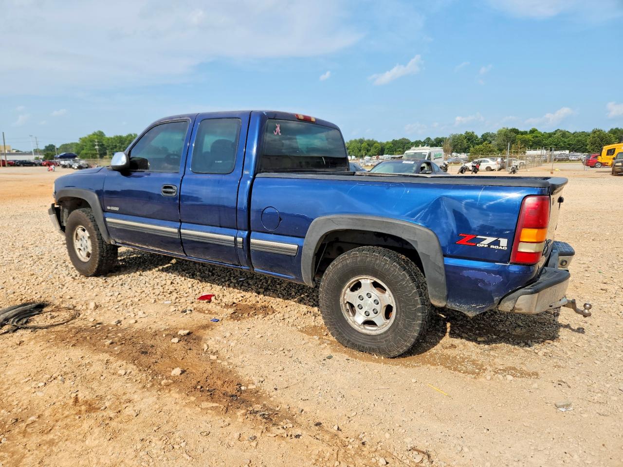 2002 Chevrolet Silverado K1500 Синий vin: 1GCEK19V52E196494