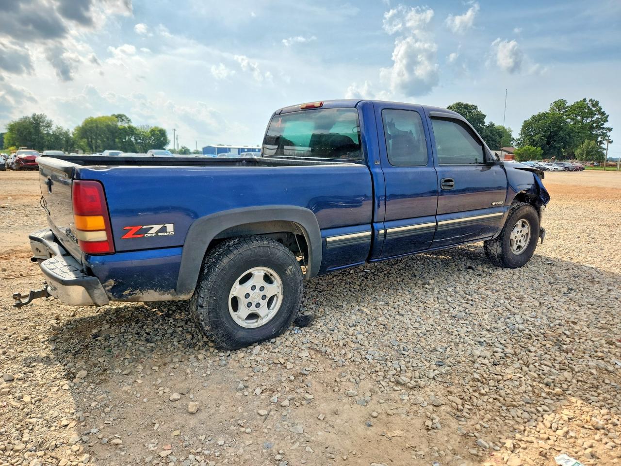 2002 Chevrolet Silverado K1500 Синий vin: 1GCEK19V52E196494