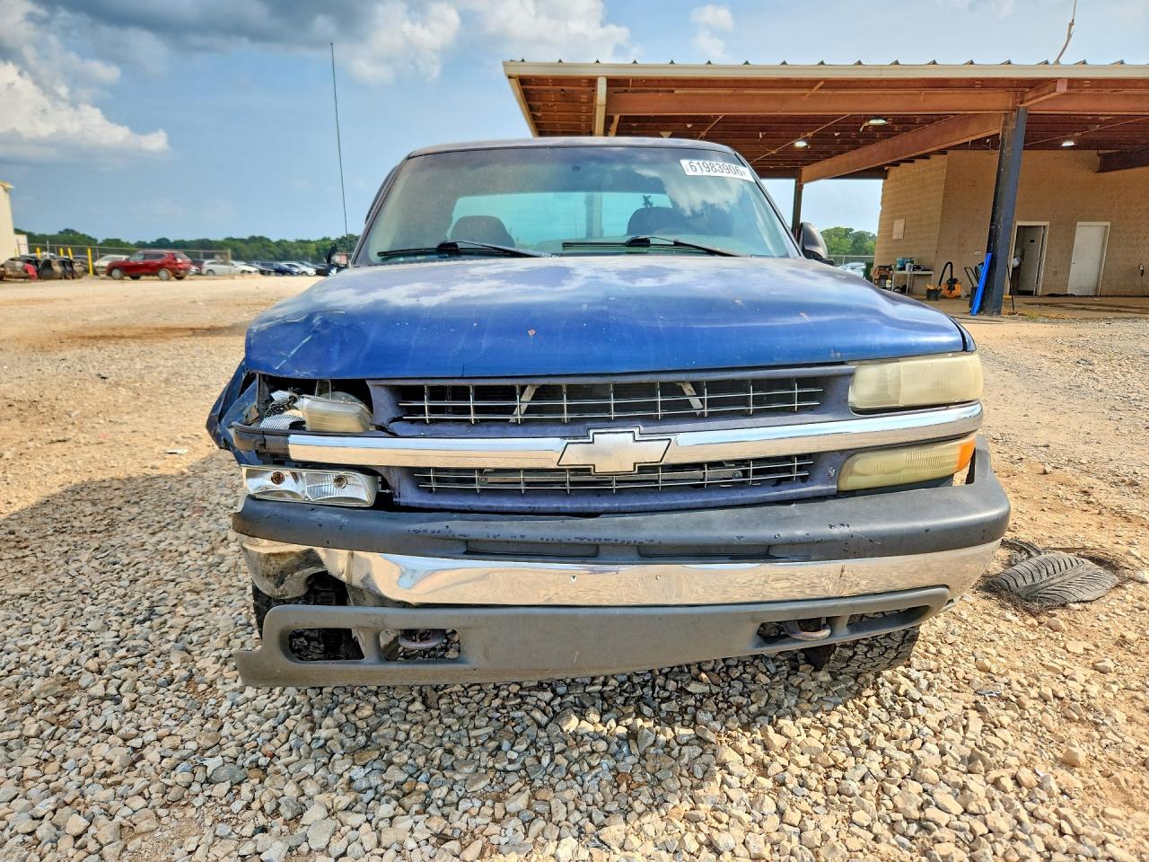 2002 Chevrolet Silverado K1500 Синий vin: 1GCEK19V52E196494