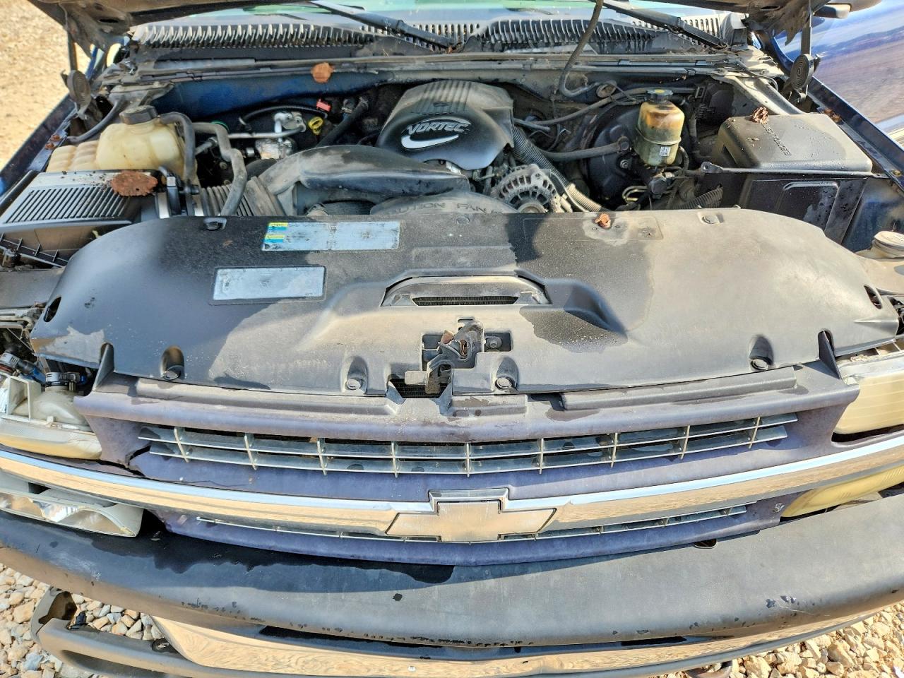 2002 Chevrolet Silverado K1500 Синий vin: 1GCEK19V52E196494