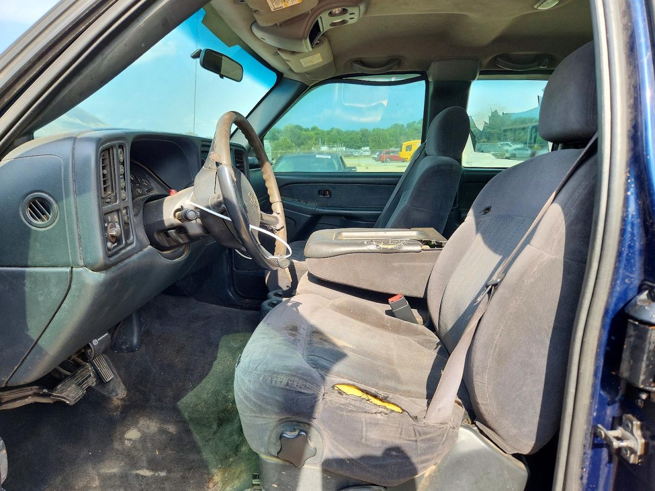 2002 Chevrolet Silverado K1500 Синий vin: 1GCEK19V52E196494