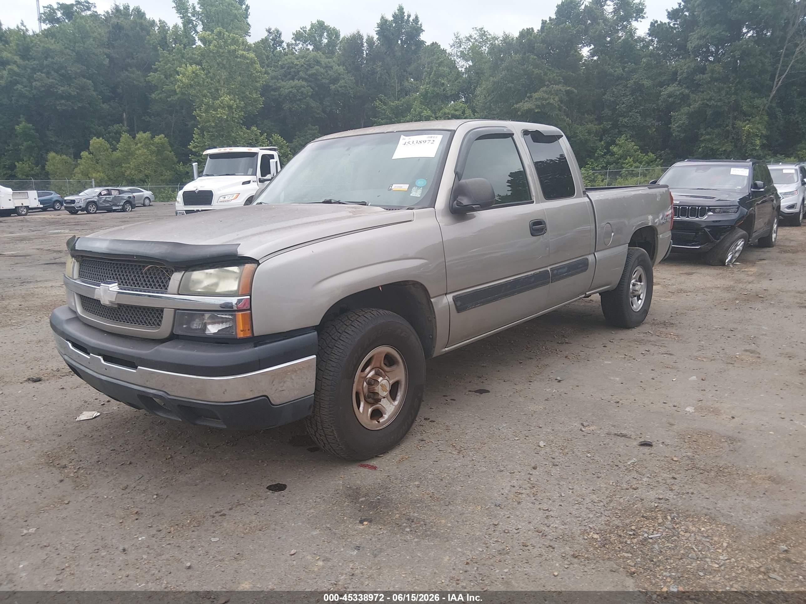 2003 Chevrolet Silverado 1500 Ls Beige vin: 1GCEK19V53E161200