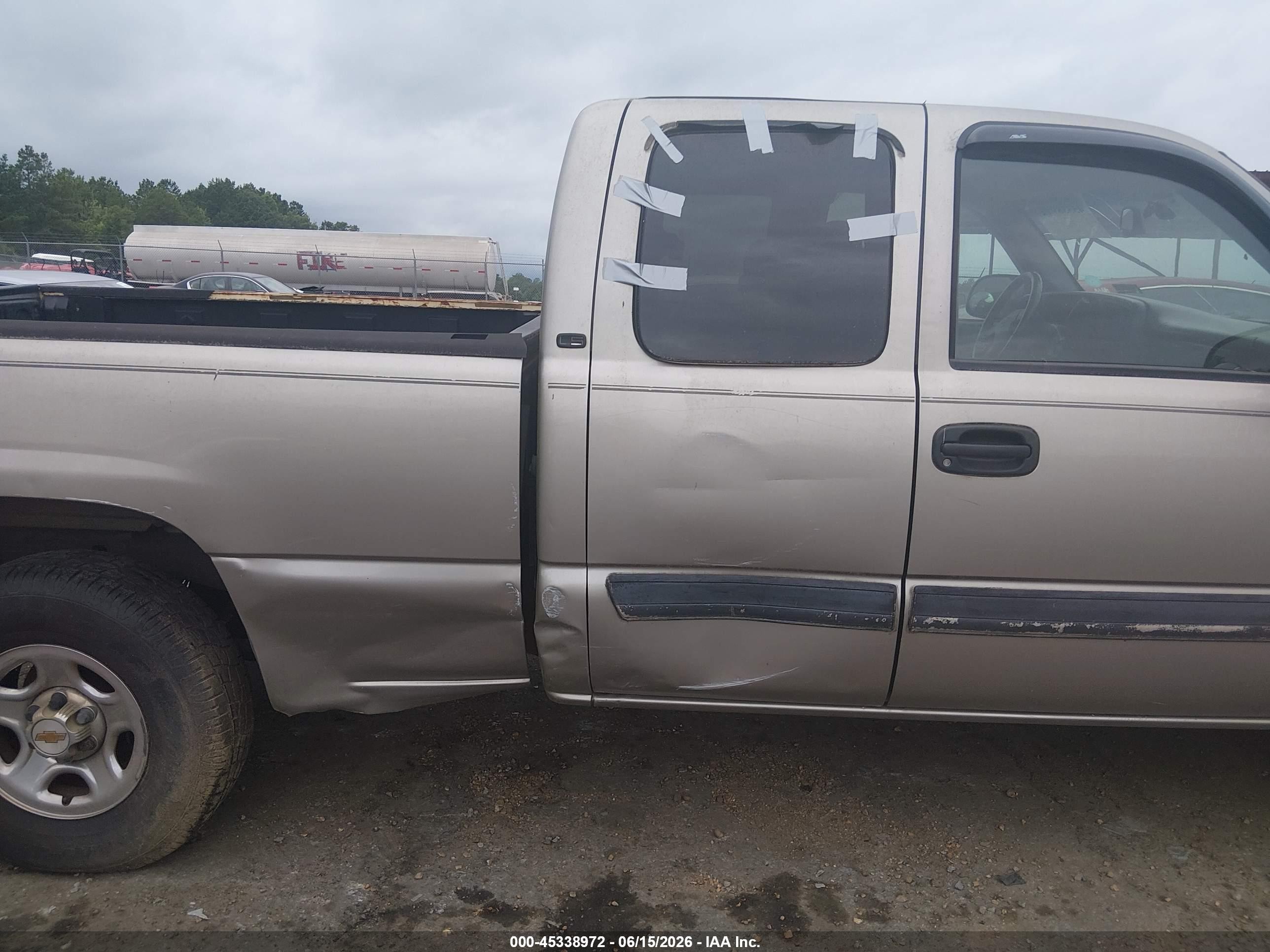 2003 Chevrolet Silverado 1500 Ls Beige vin: 1GCEK19V53E161200