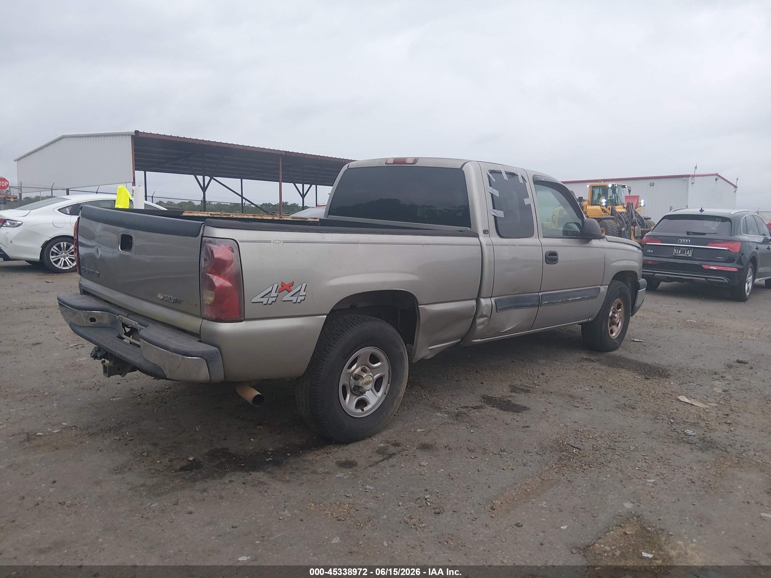2003 Chevrolet Silverado 1500 Ls Beige vin: 1GCEK19V53E161200