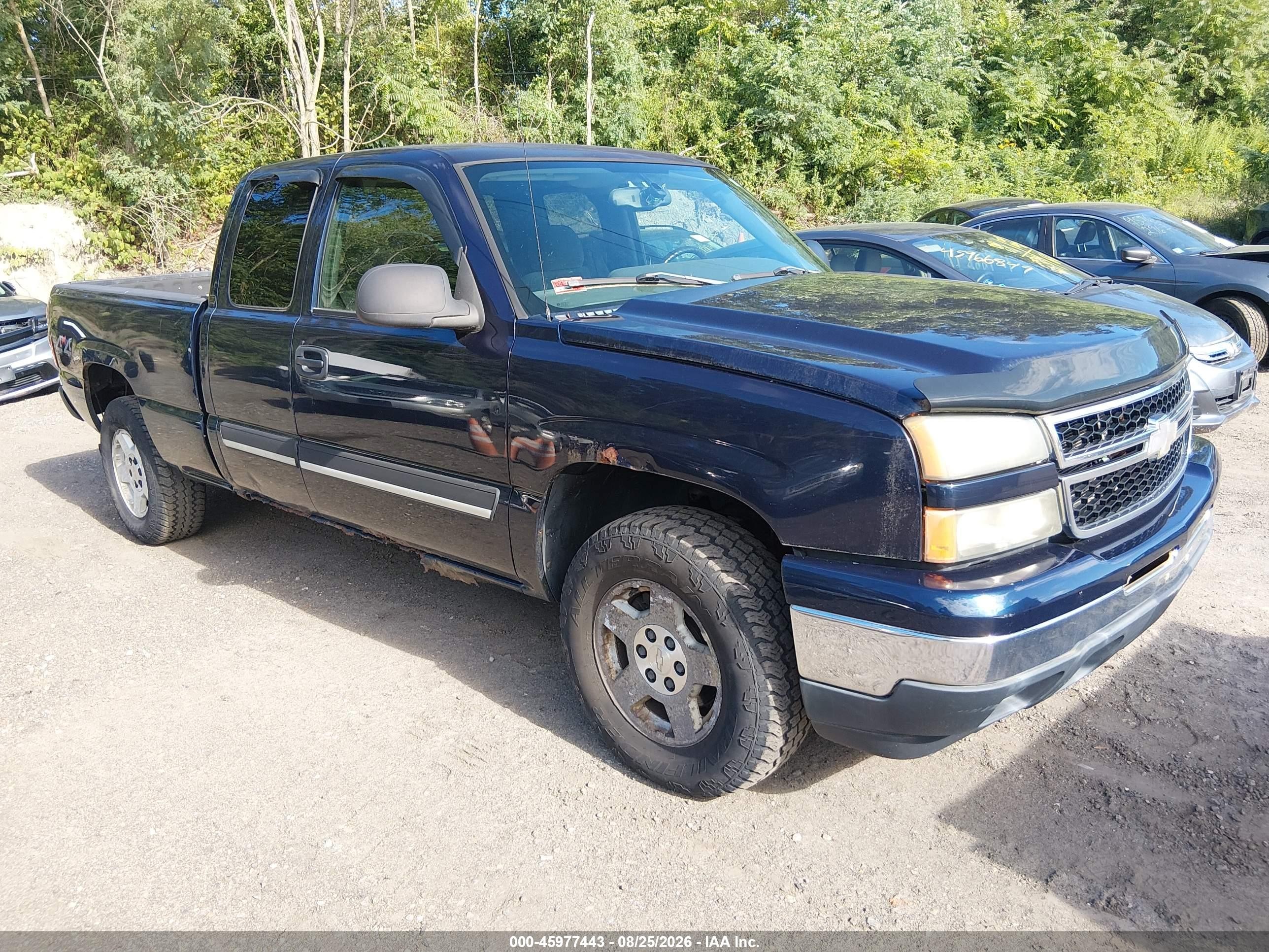 2006 Chevrolet Silverado 1500 Lt1 Dark Blue vin: 1GCEK19V76E161770