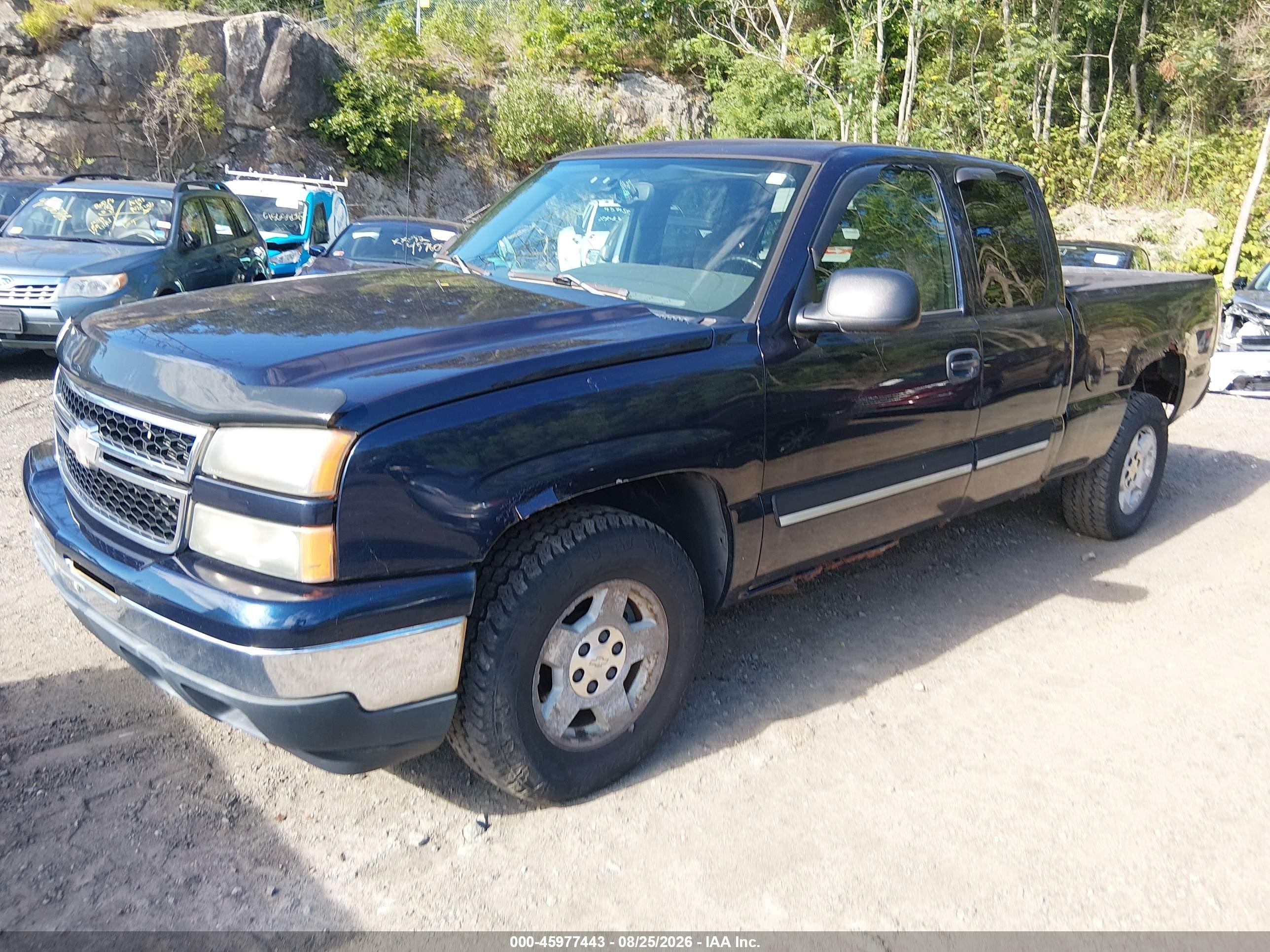 2006 Chevrolet Silverado 1500 Lt1 Dark Blue vin: 1GCEK19V76E161770