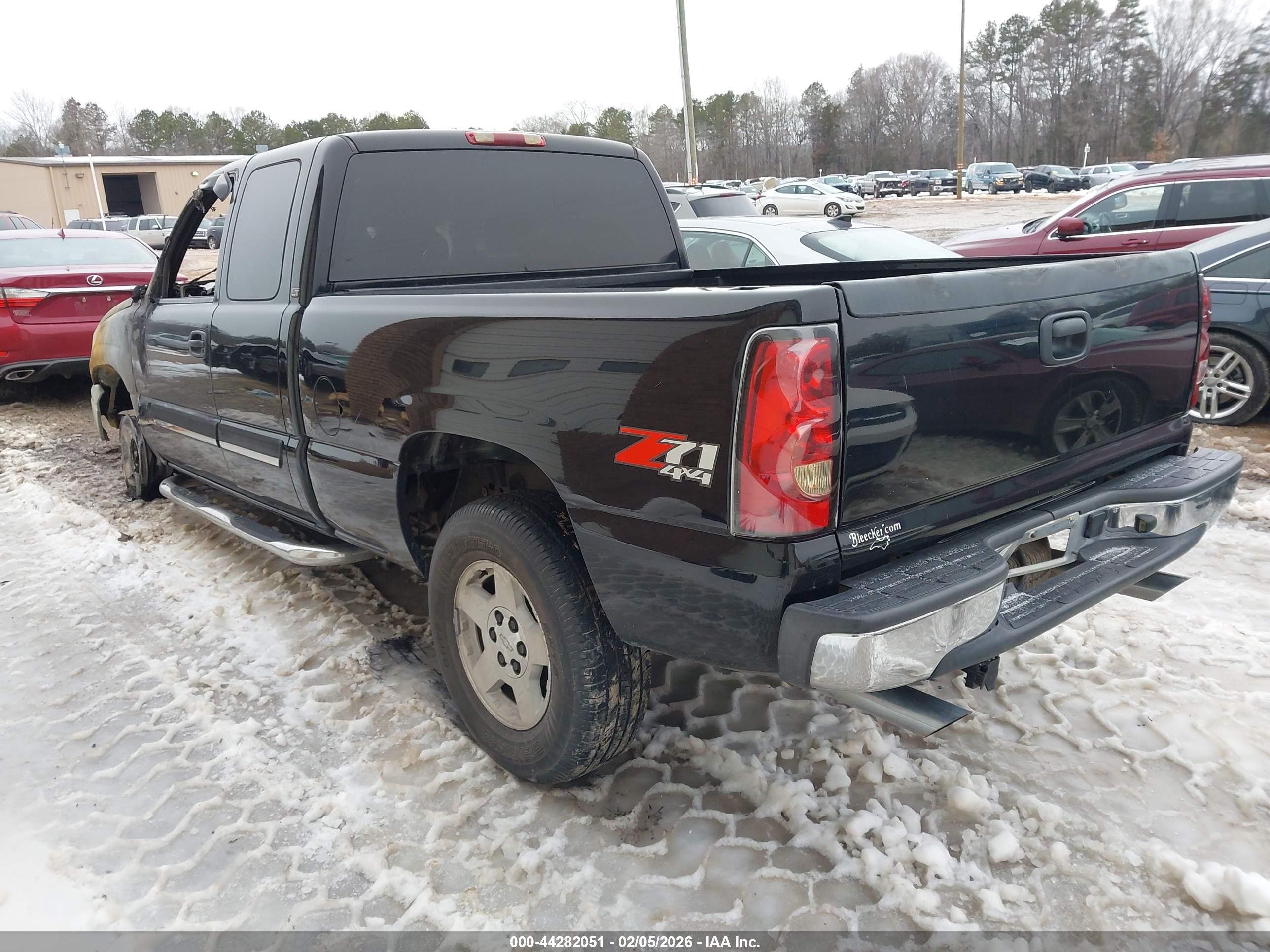 2007 Chevrolet Silverado 1500 Classic Lt1 Black vin: 1GCEK19V77Z150391