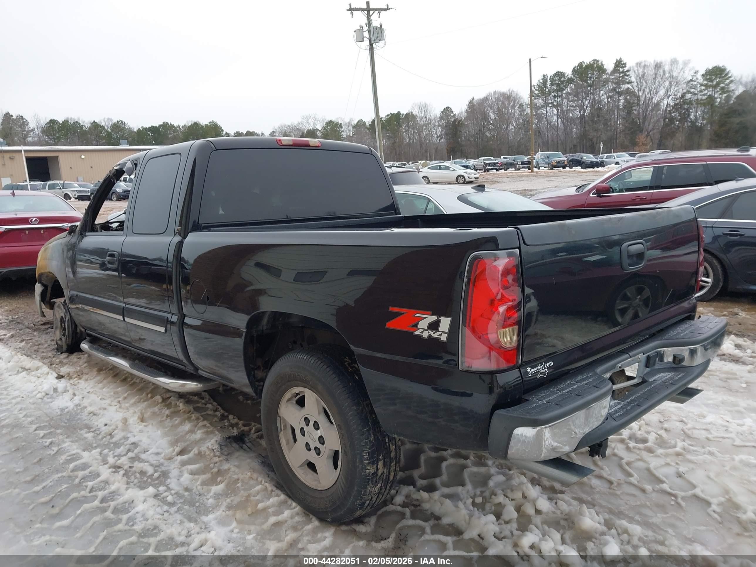 2007 Chevrolet Silverado 1500 Classic Lt1 Black vin: 1GCEK19V77Z150391