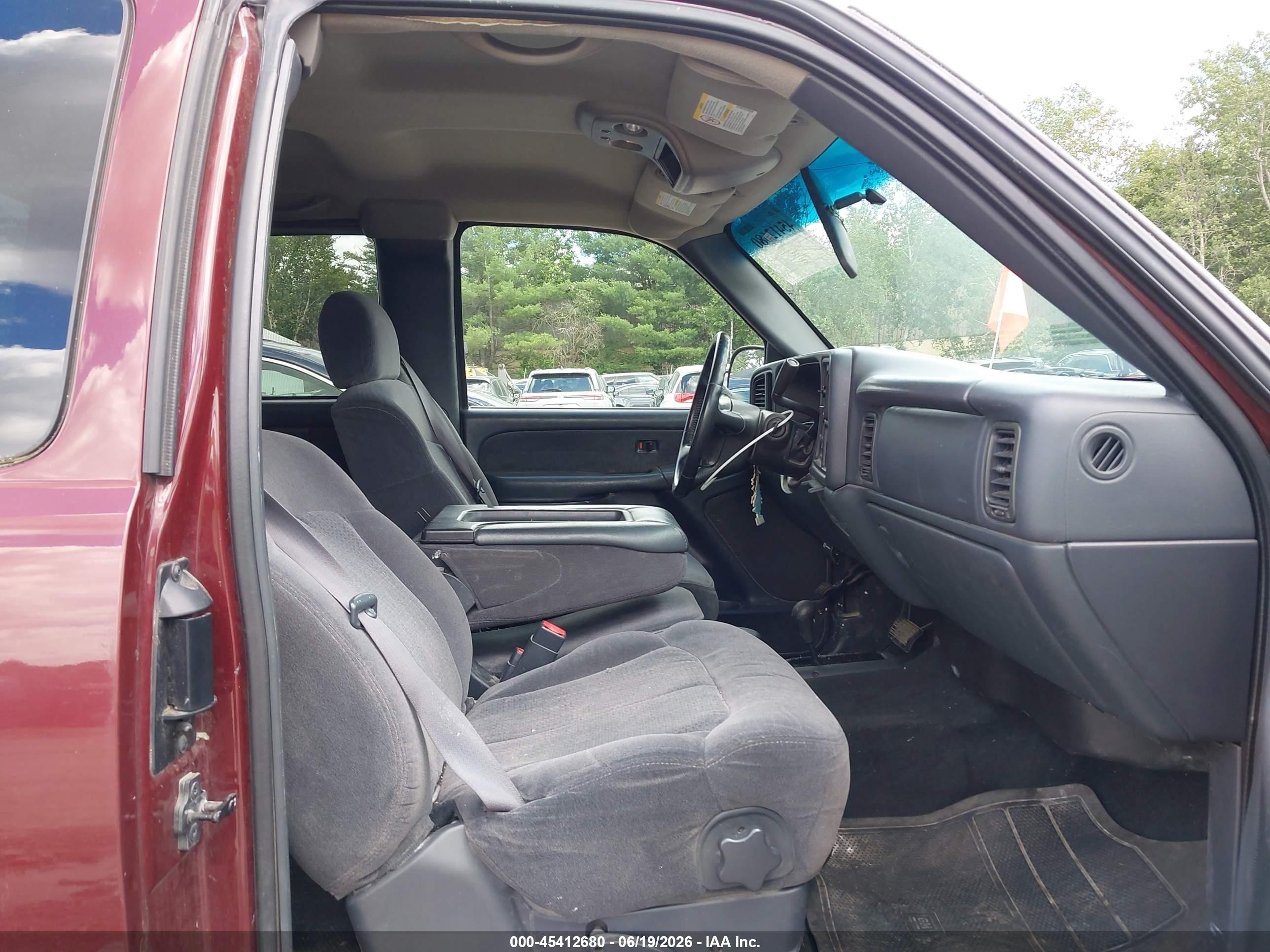 2002 Chevrolet Silverado 1500 Ls Maroon vin: 1GCEK19V82E255103