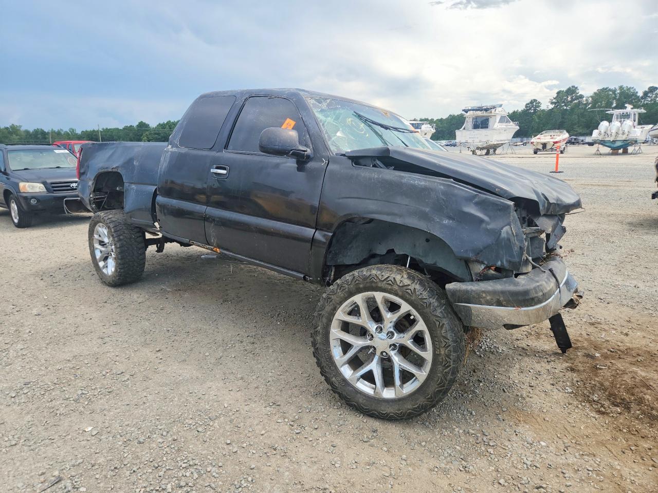 2003 Chevrolet Silverado K1500 Black vin: 1GCEK19V83E226895