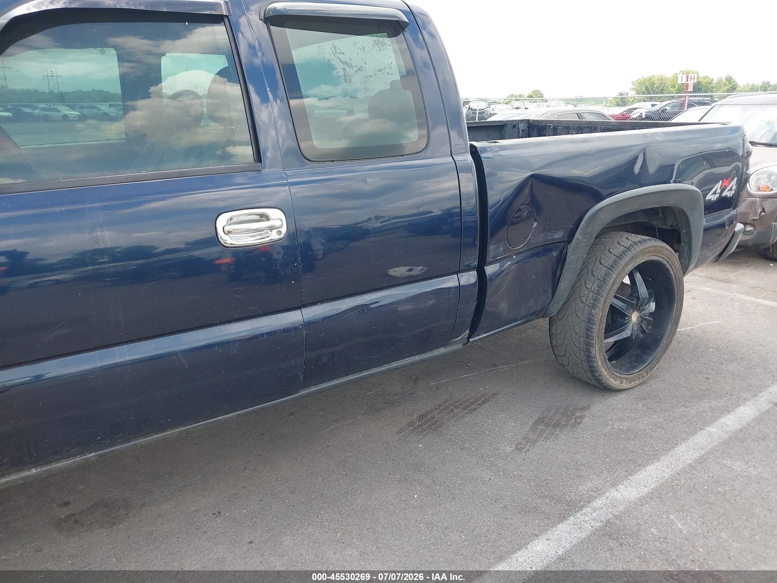 2005 Chevrolet Silverado 1500 Work Truck Blue vin: 1GCEK19V85Z242073