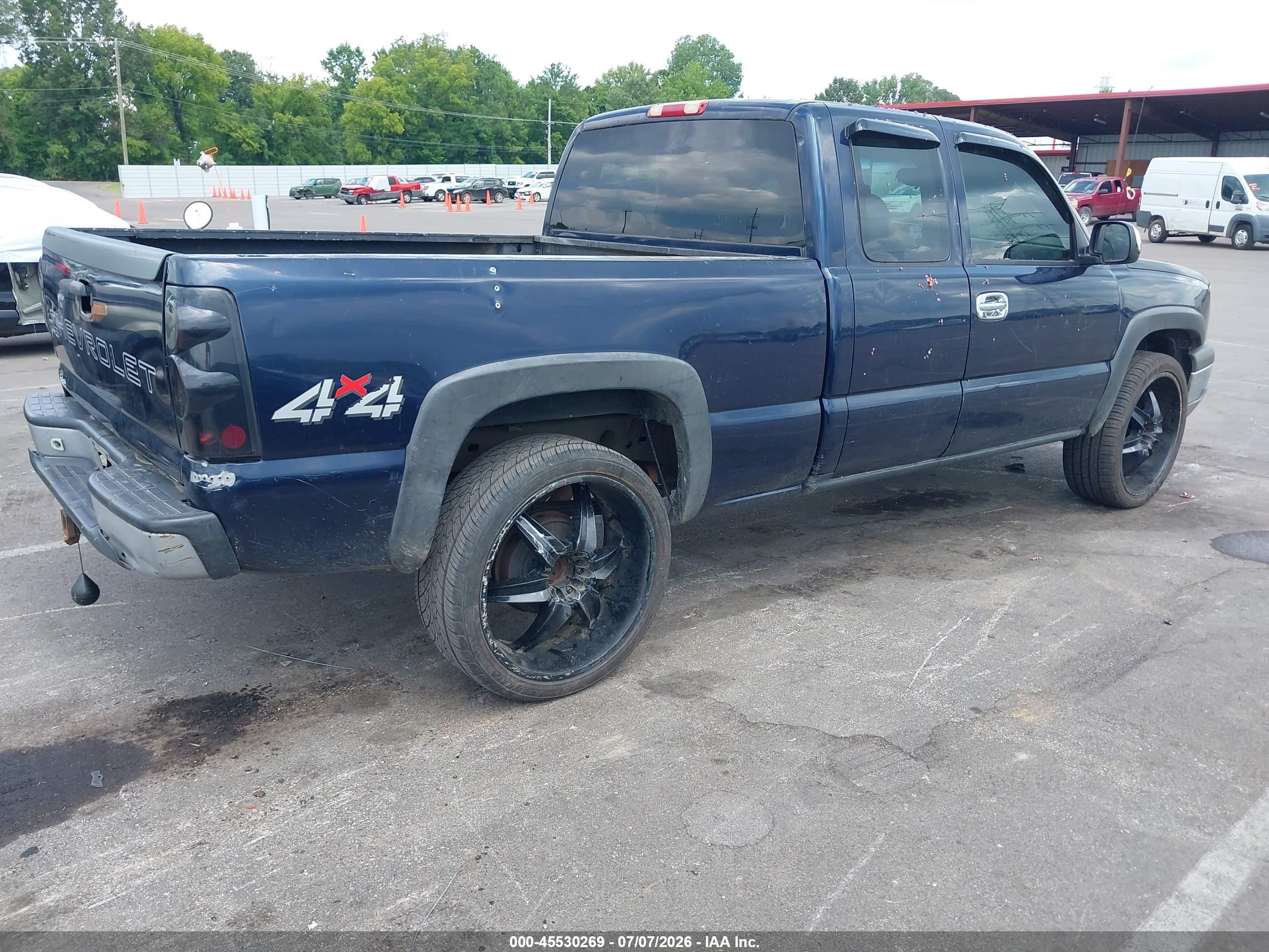 2005 Chevrolet Silverado 1500 Work Truck Blue vin: 1GCEK19V85Z242073