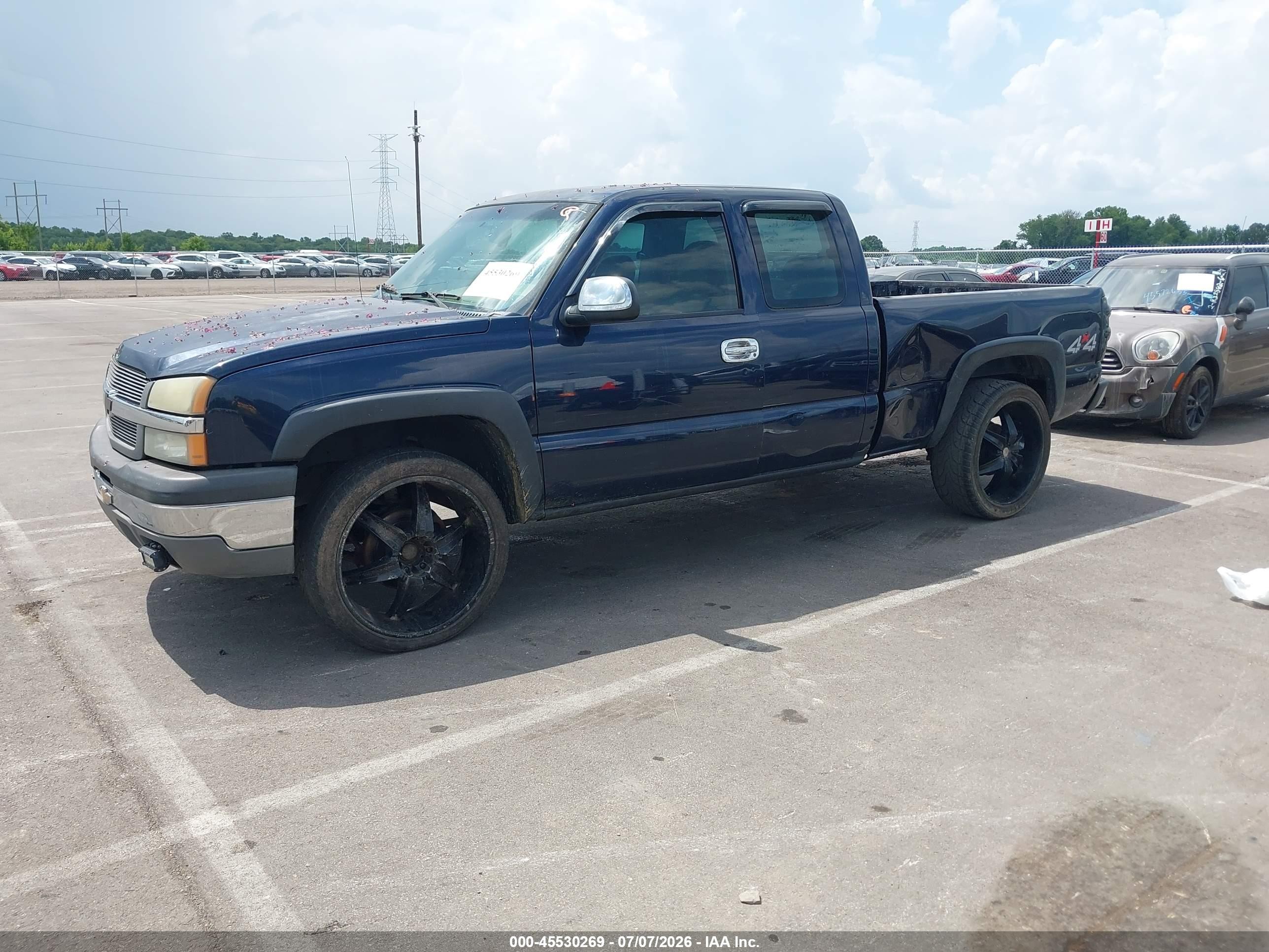 2005 Chevrolet Silverado 1500 Work Truck Blue vin: 1GCEK19V85Z242073