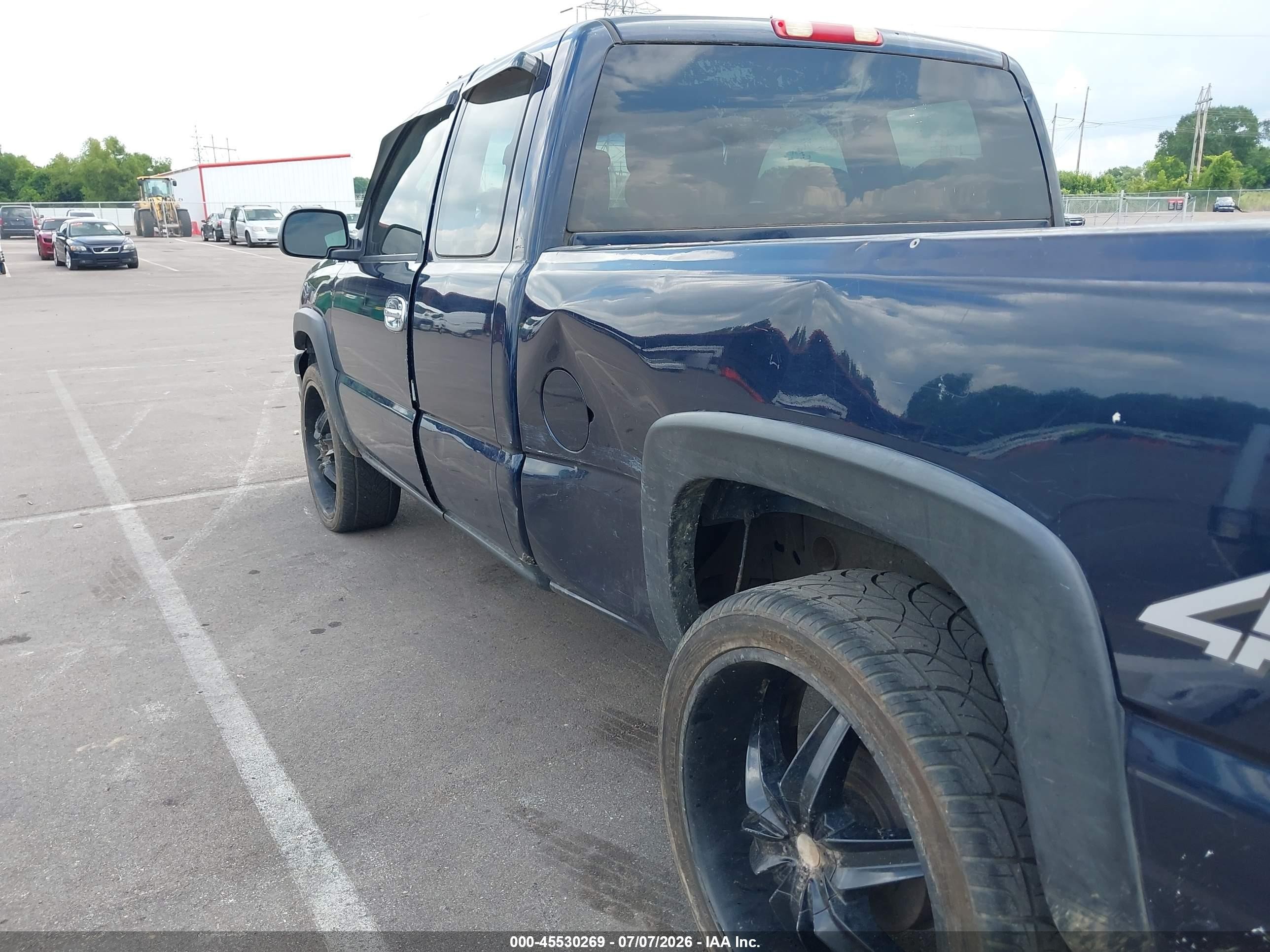 2005 Chevrolet Silverado 1500 Work Truck Blue vin: 1GCEK19V85Z242073