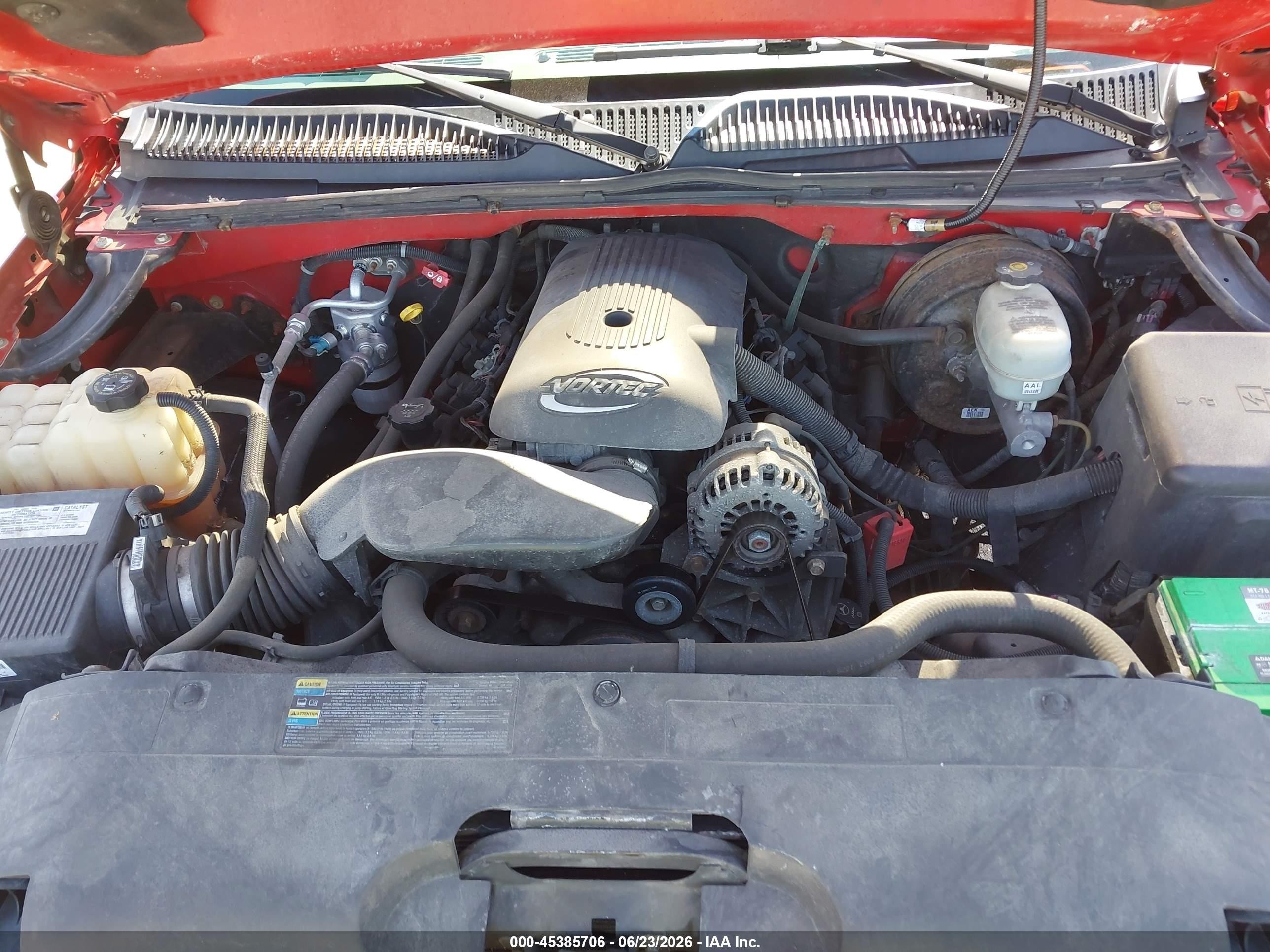 2007 Chevrolet Silverado 1500 Classic Work Truck Red vin: 1GCEK19V87E136197
