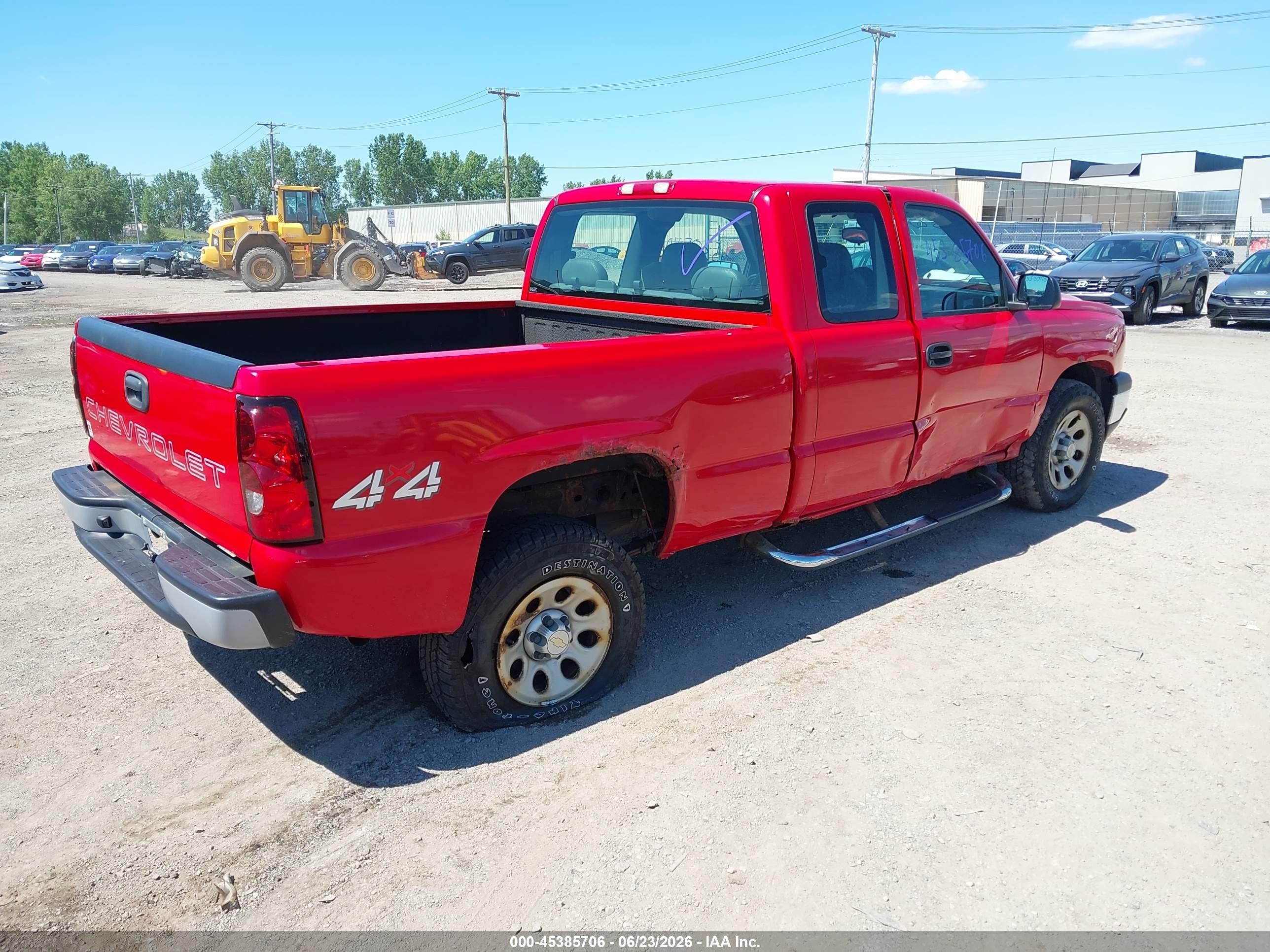 2007 Chevrolet Silverado 1500 Classic Work Truck Red vin: 1GCEK19V87E136197