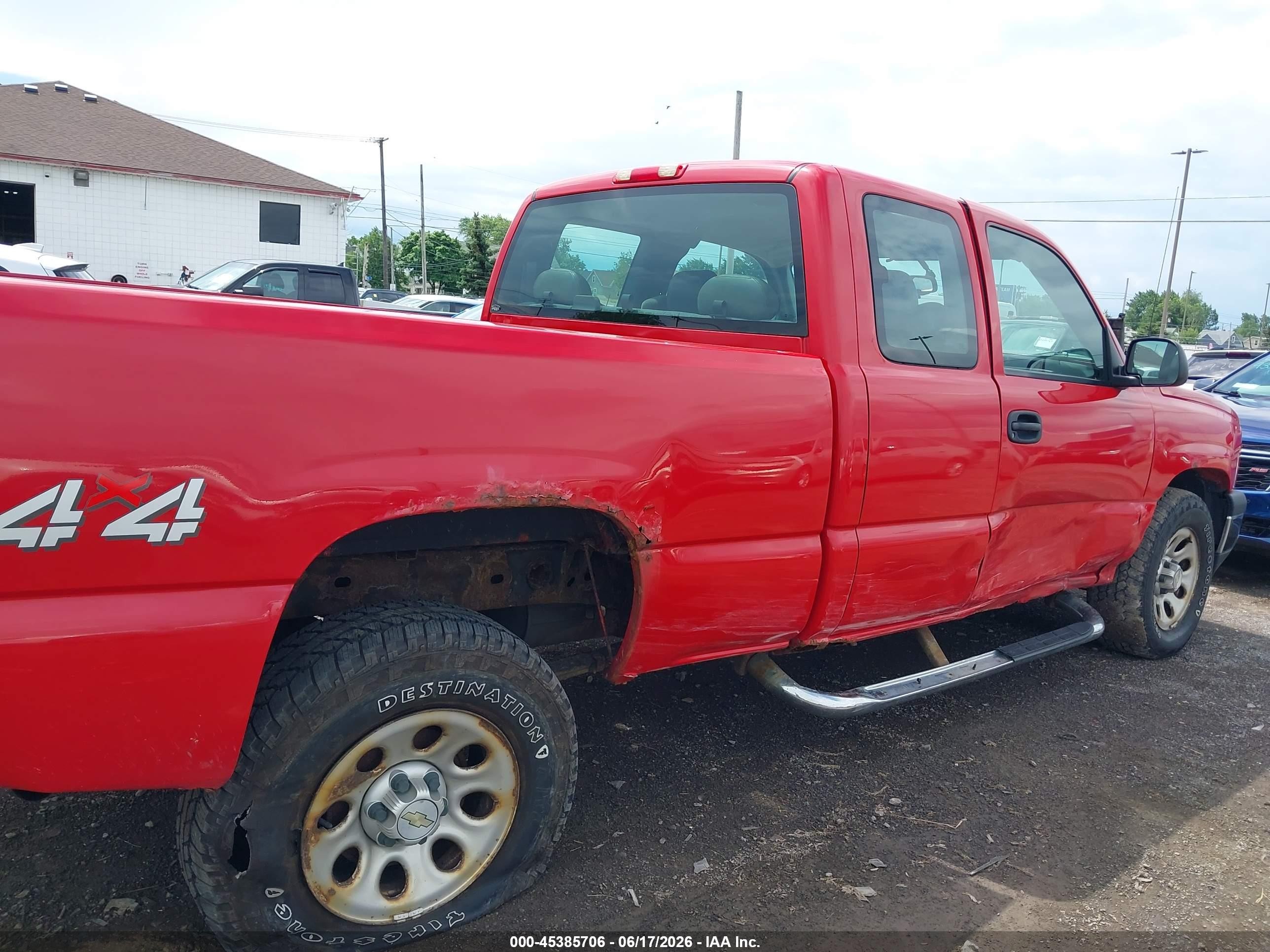 2007 Chevrolet Silverado 1500 Classic Work Truck Red vin: 1GCEK19V87E136197