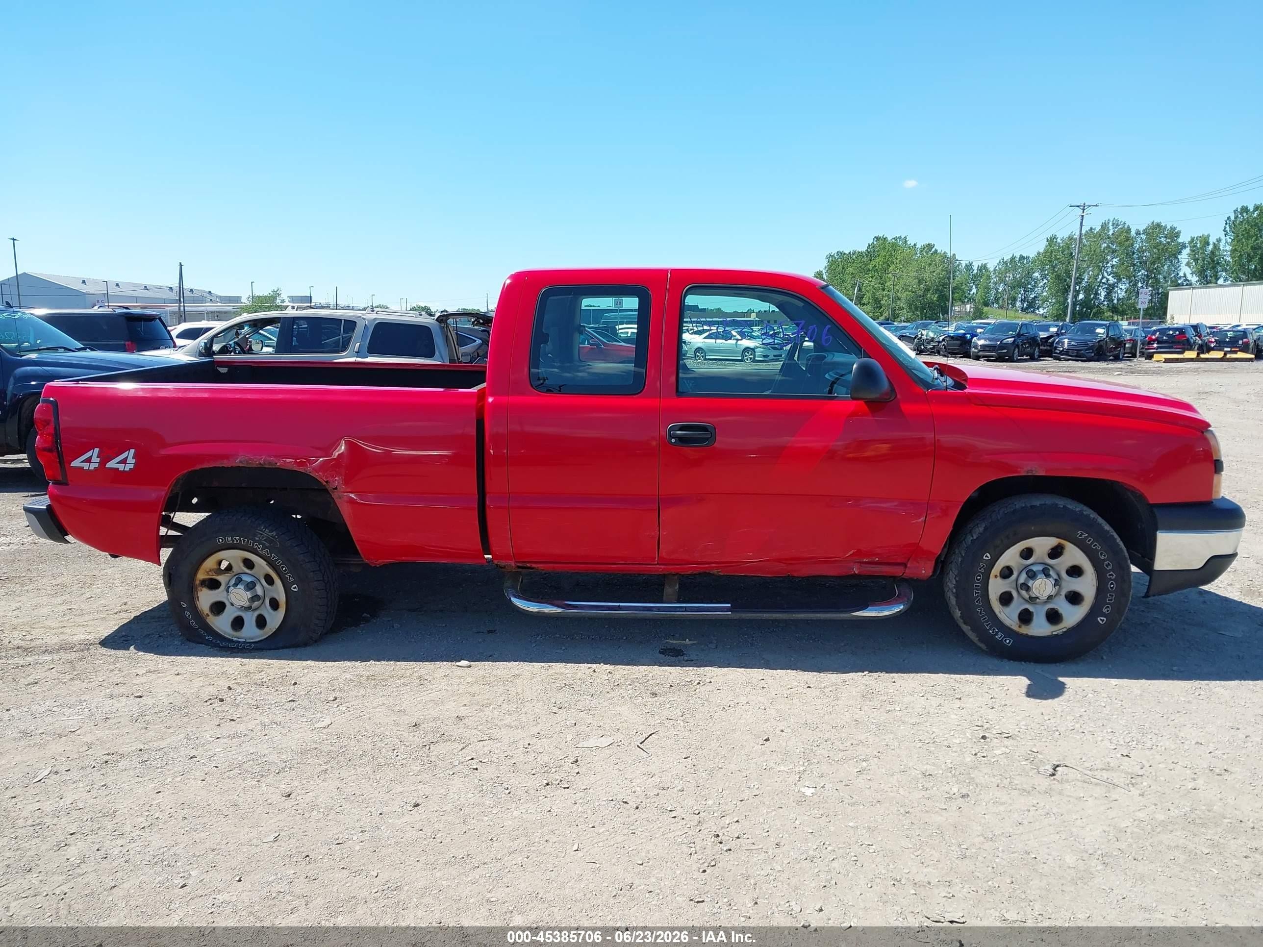2007 Chevrolet Silverado 1500 Classic Work Truck Red vin: 1GCEK19V87E136197