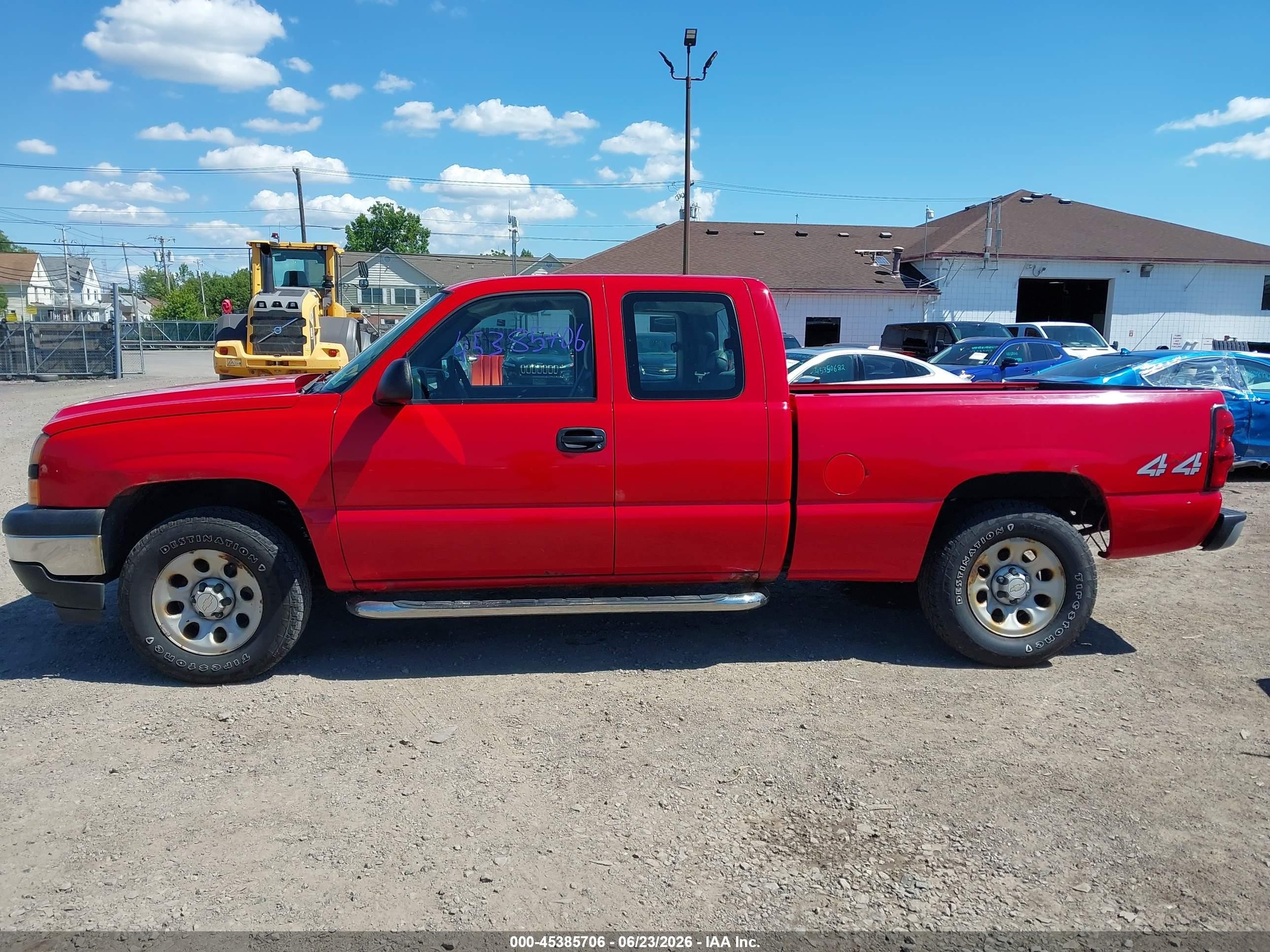 2007 Chevrolet Silverado 1500 Classic Work Truck Red vin: 1GCEK19V87E136197