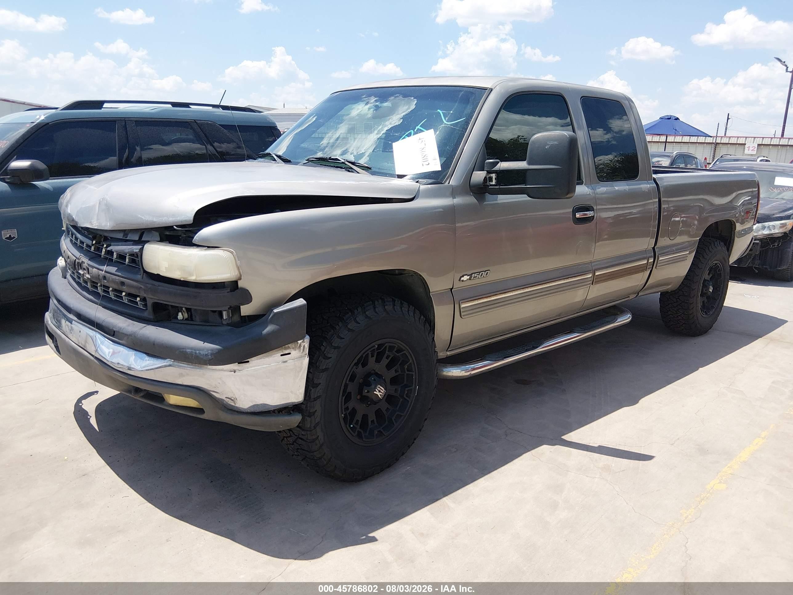 2002 Chevrolet Silverado 1500 Ls Beige vin: 1GCEK19V92E278227