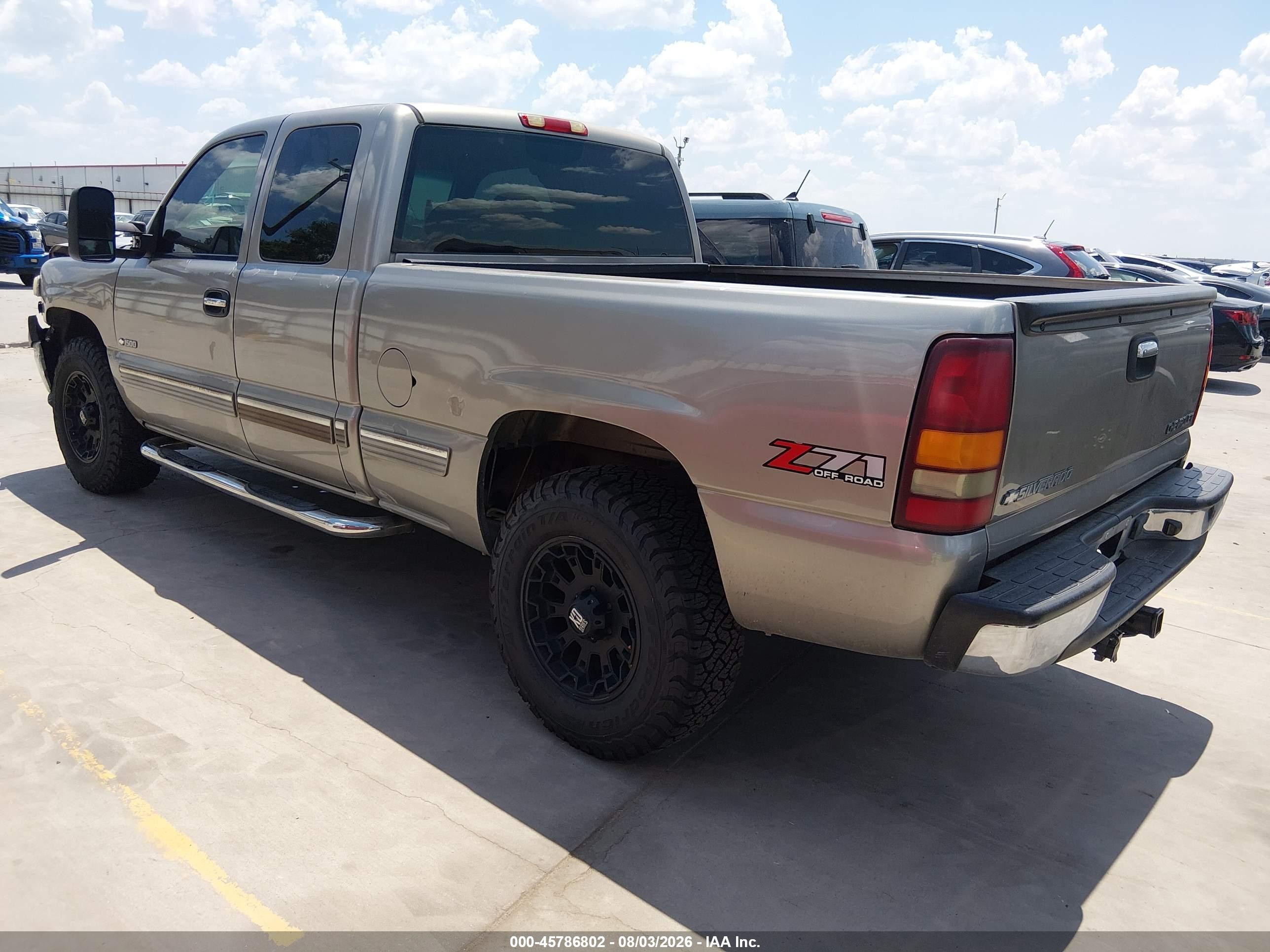 2002 Chevrolet Silverado 1500 Ls Beige vin: 1GCEK19V92E278227