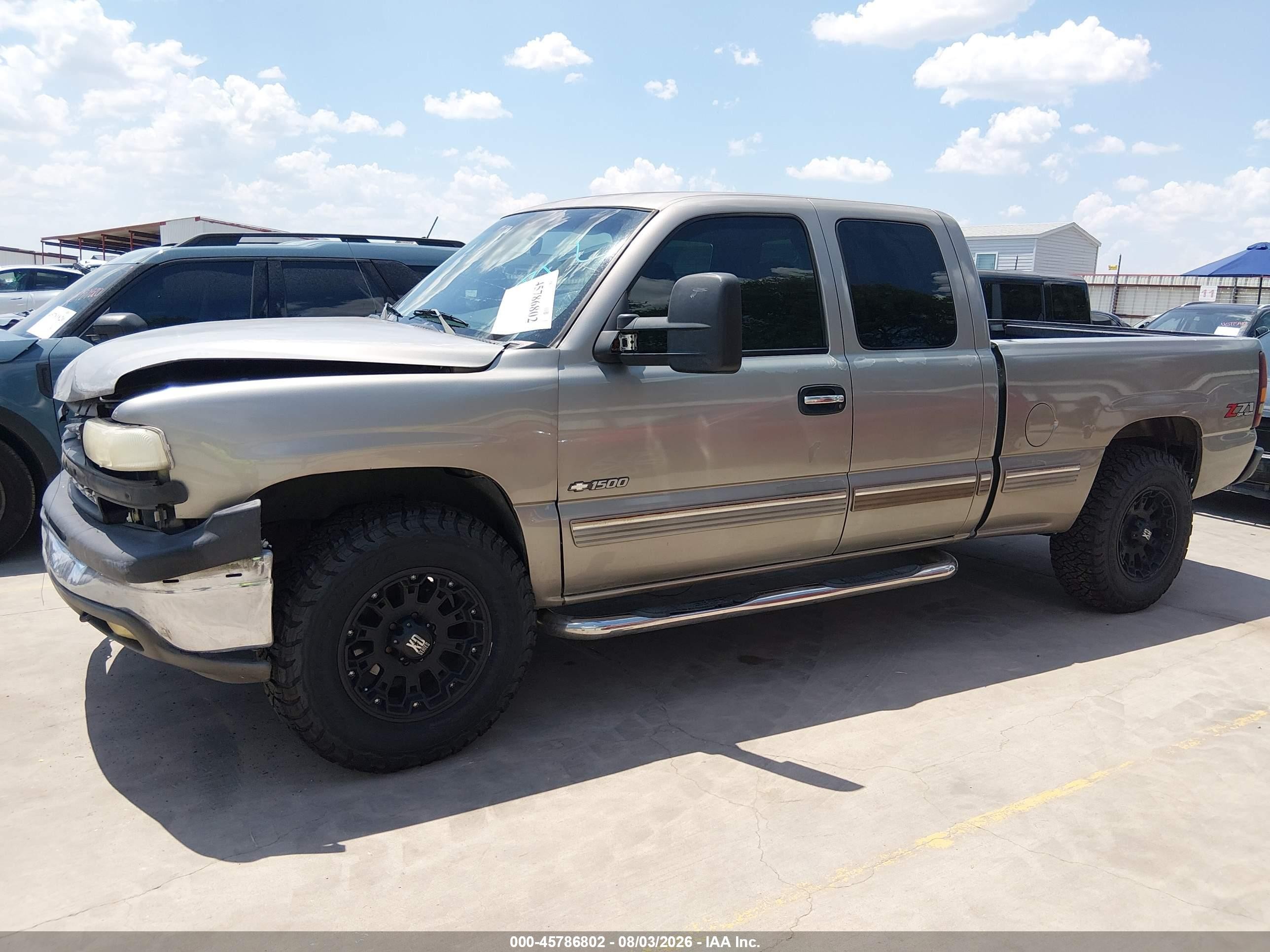2002 Chevrolet Silverado 1500 Ls Beige vin: 1GCEK19V92E278227